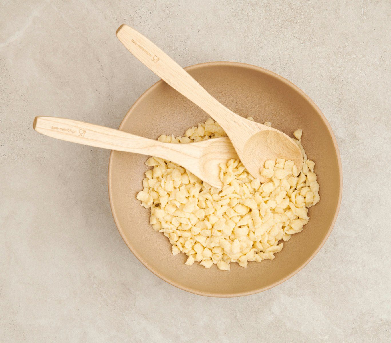 ASA SELECTION Schale Saisons Salatschale almond 29,5 cm, Steinzeug, (Schüsseln & Schalen), Geschirr