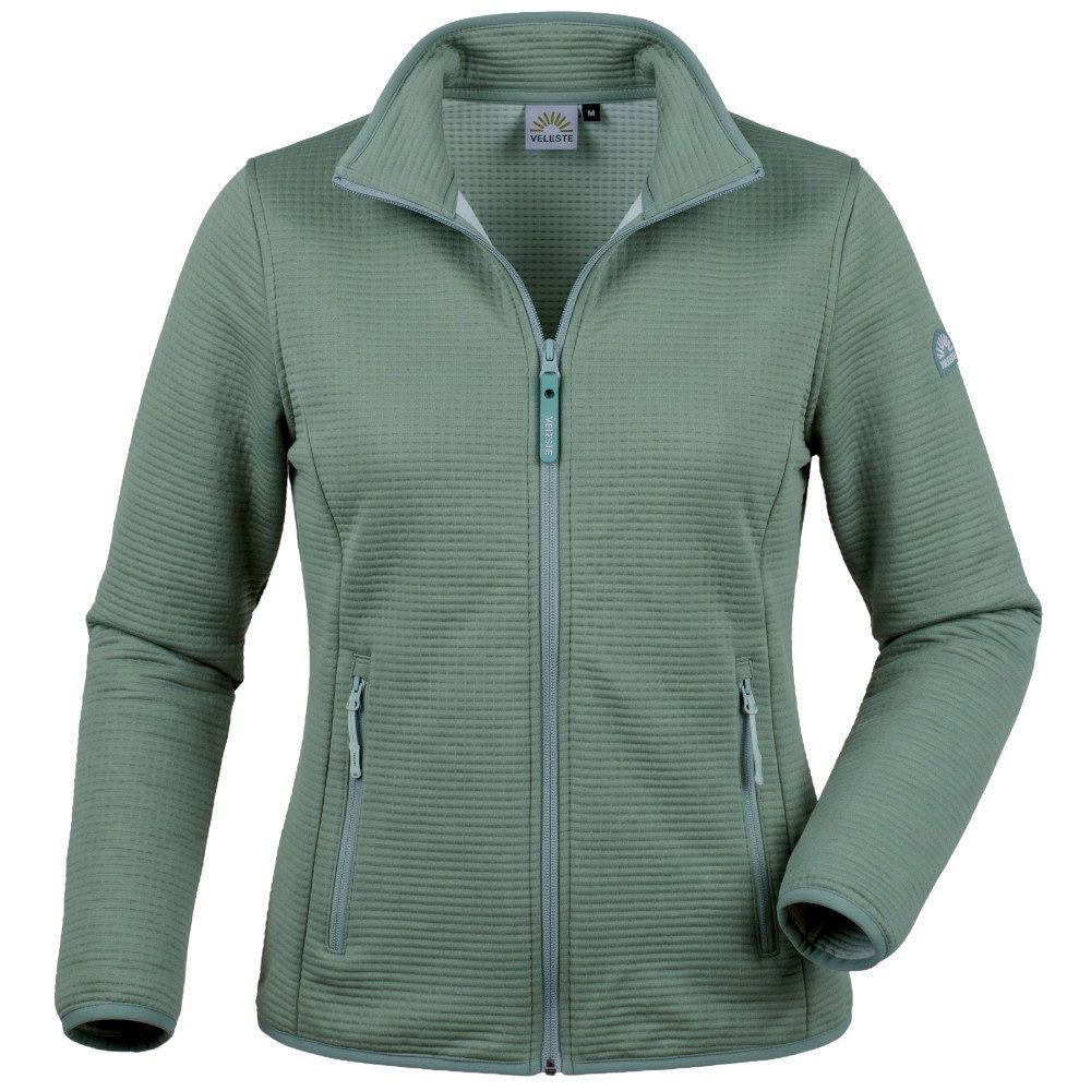 Veleste Sweatjacke Lise Freizeitjacke mit Waffelstruktur leicht und atmungsaktiv, schnelltrocknend