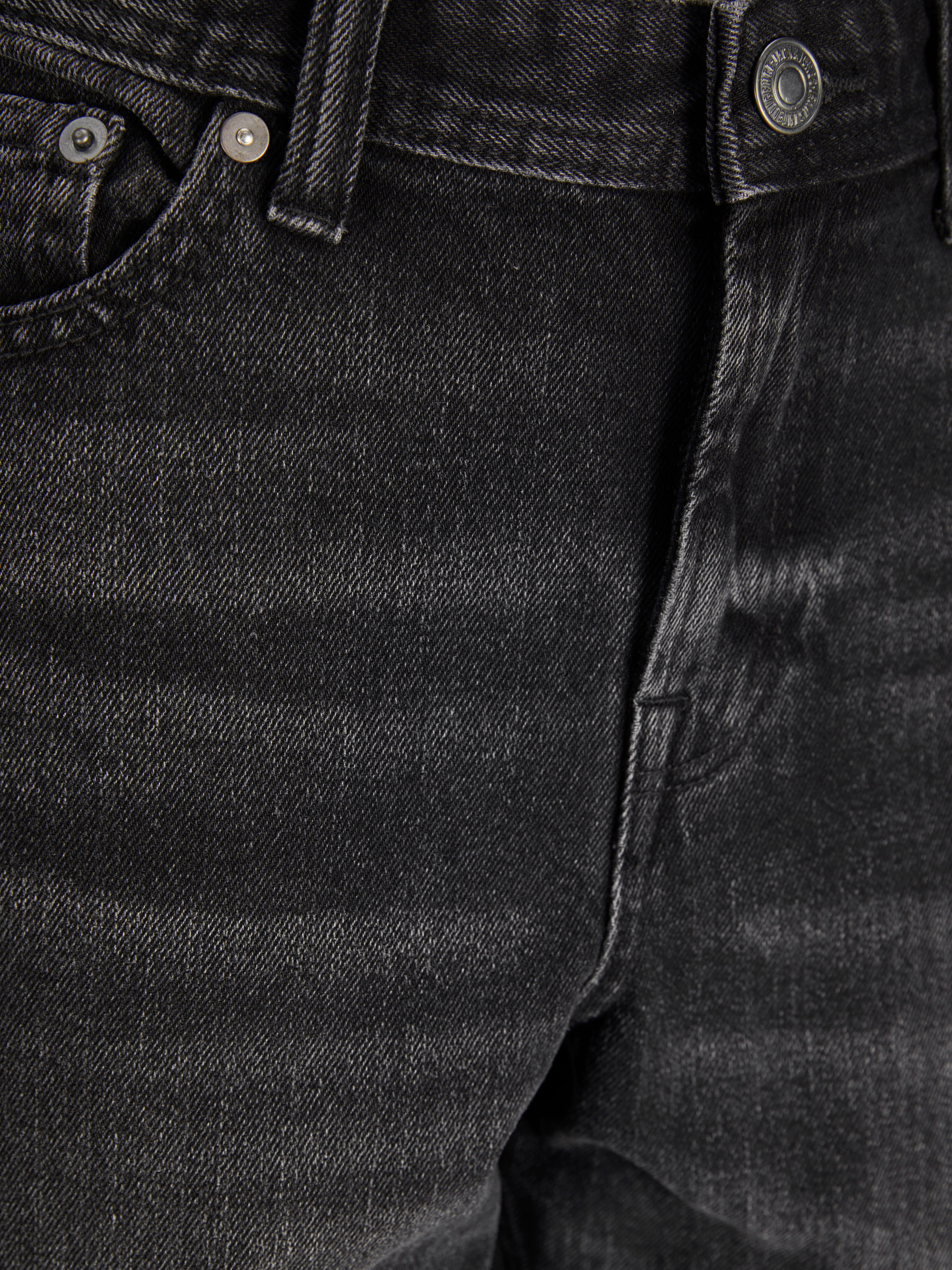 Jack & Jones Junior Relax-fit-Jeans JJICHRIS bequem, pflegeleicht, mit Taschen Abriebeffekte, modisch, loose fit, Denim