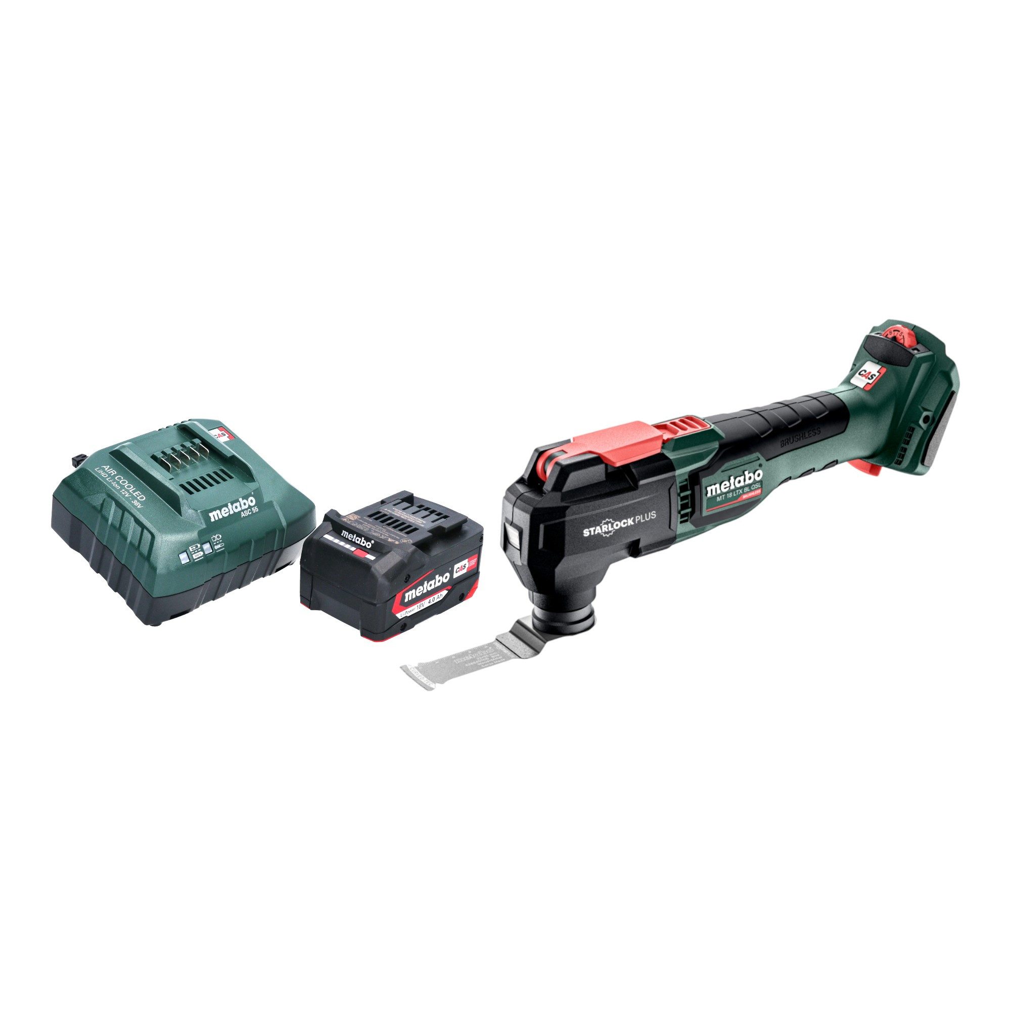 metabo Akku-Multifunktionswerkzeug MT 18 LTX BL QSL Akku Multitool 18 V Brushless Starlock Plus