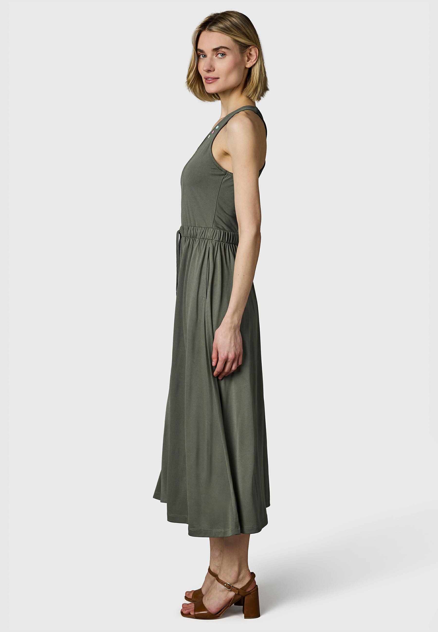 Ragwear Shirtkleid Mauglia YOUMODO Sommerkleid mit Trägern und Taillenzugband
