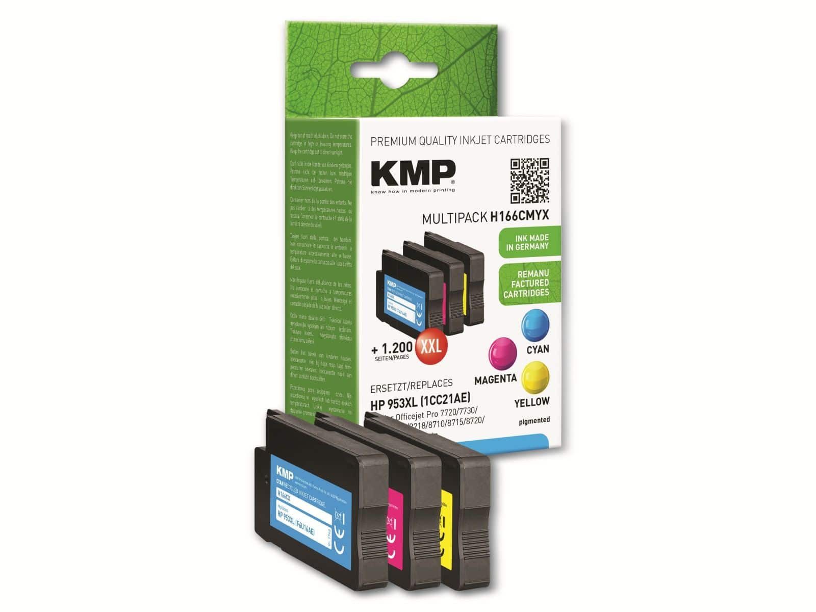 KMP KMP Tinten-Multipack H166CMYX, color Tintenpatrone
