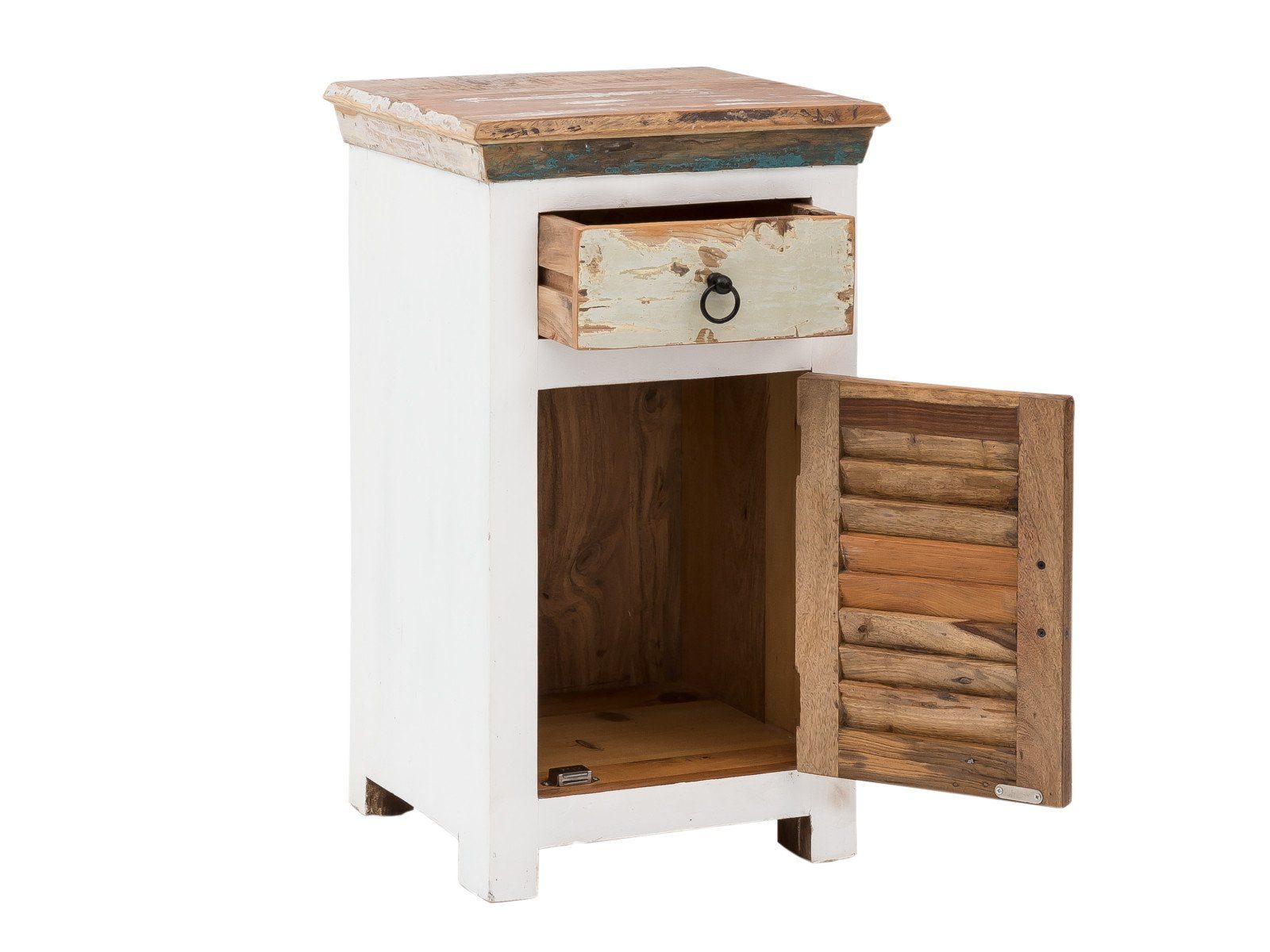 massivum Unterschrank Perth, Badkommode Badunterschrank Landhausstil Massivholz