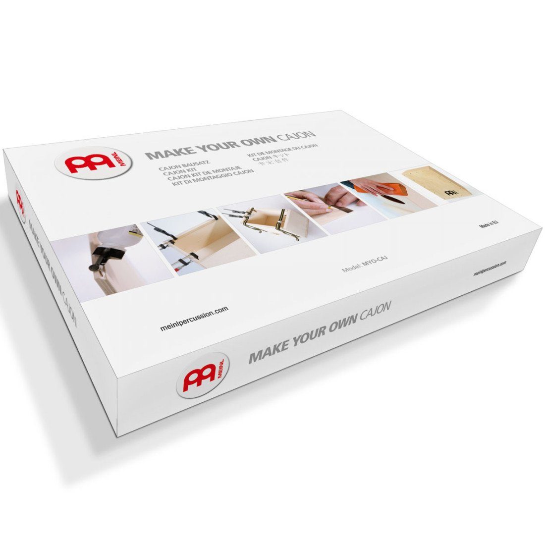 Meinl Percussion Cajon MYO-CAJ Bausatz Natur, mit Tasche und Sitzpad