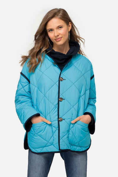 Laurasøn Steppjacke Wende-Steppjacke 2 Farben Rundhals Langarm