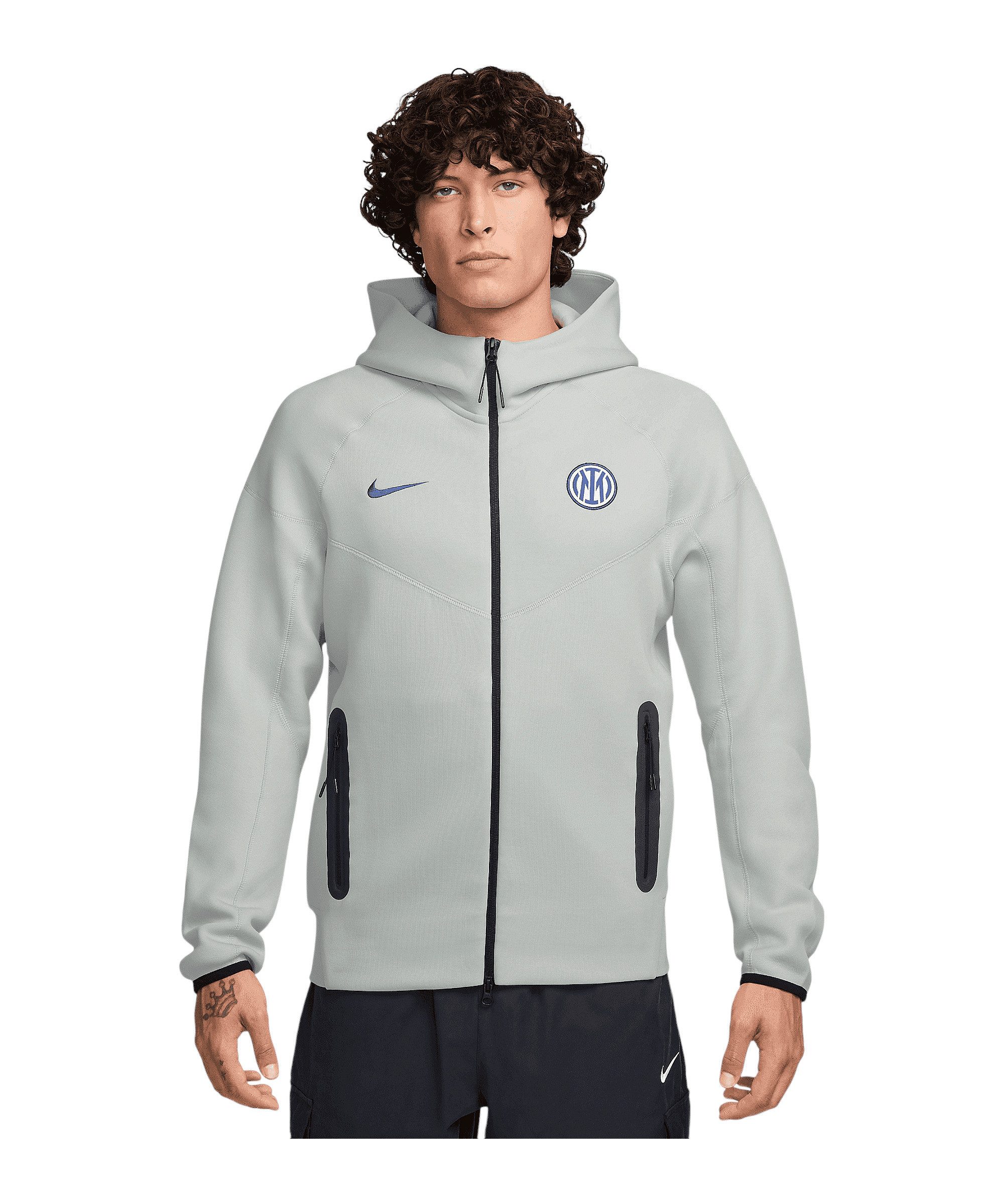 Nike Sweatshirt Nike Performance Inter Mailand Tech Fleece Hoody Baumwolle günstig online kaufen
