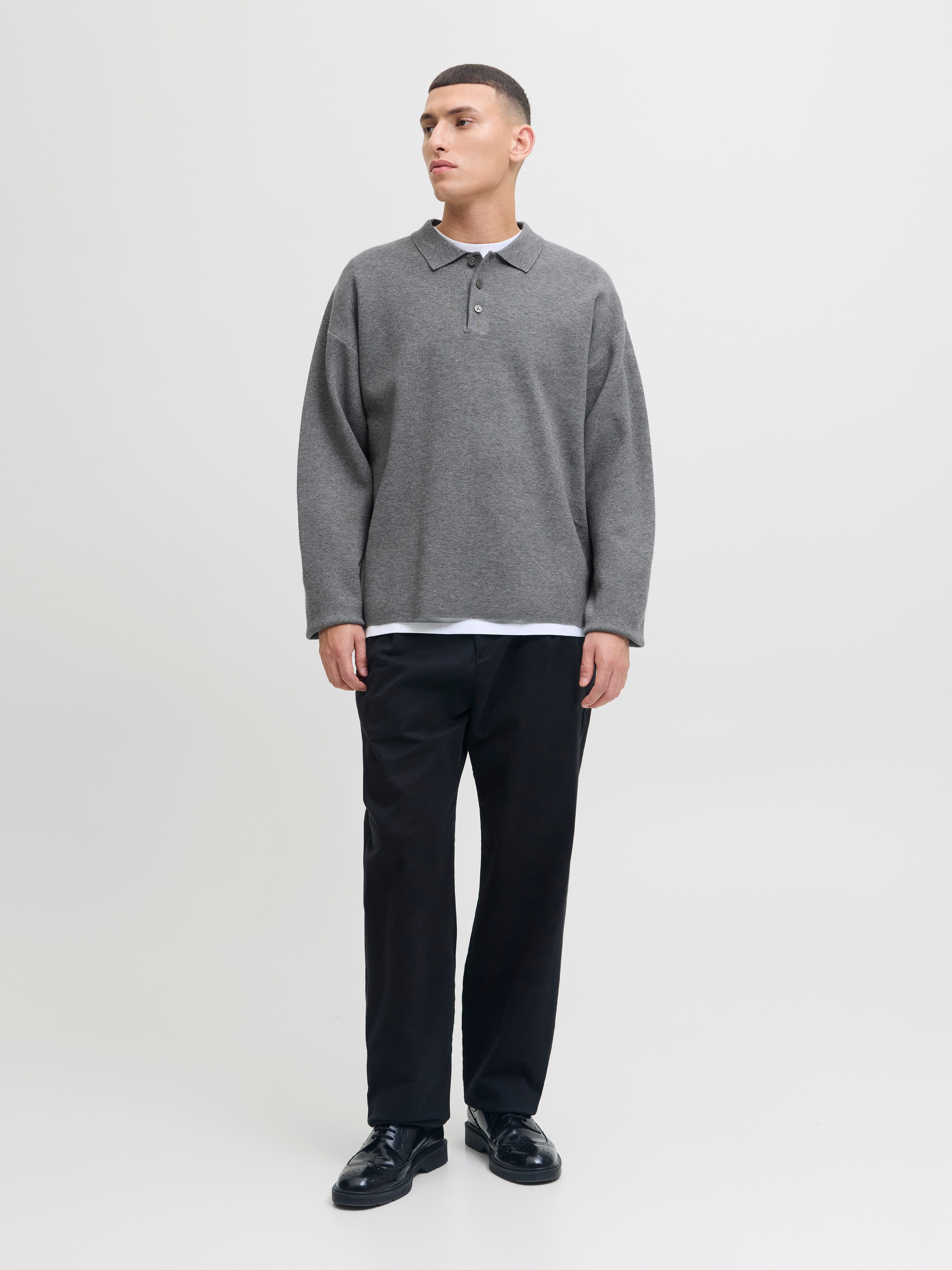 Jack & Jones Polokragenpullover JPRBLABRADFORT KNIT POLO – Bild 5 von 5