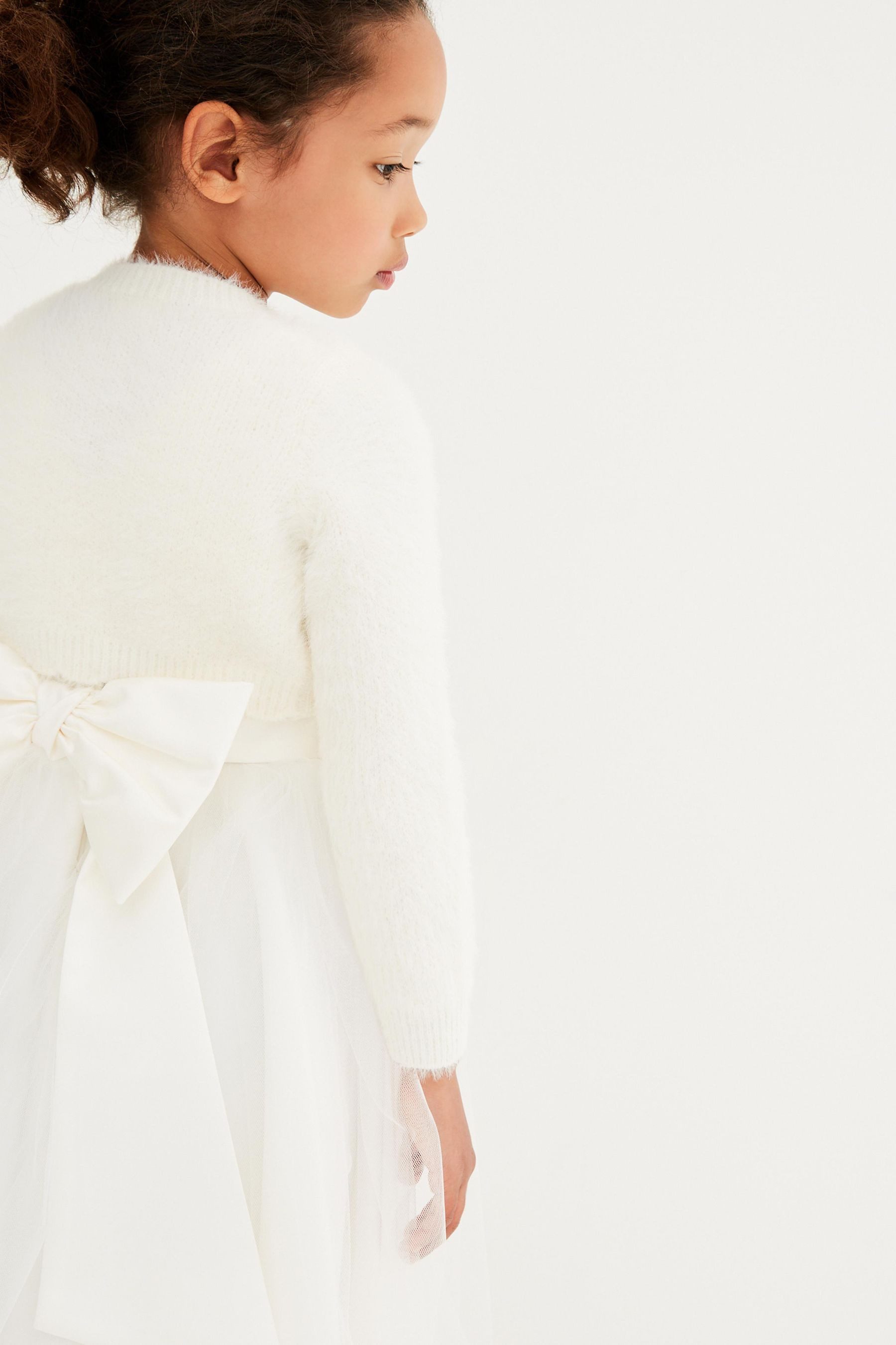 Next Bolero Flauschige Strickjacke mit Glitzer günstig online kaufen