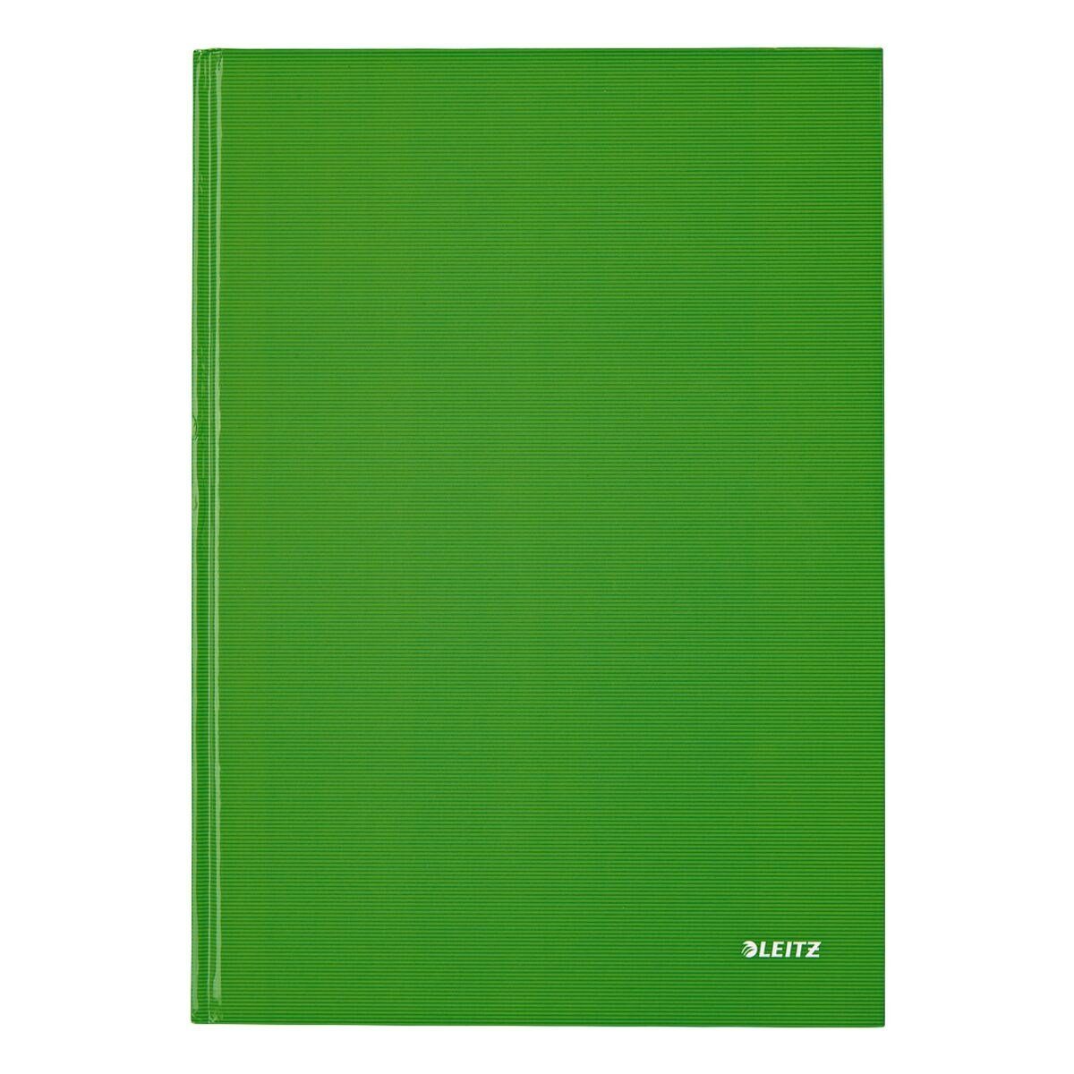 LEITZ Notizbuch Solid 4666, kariert, Introseiten, Hardcover hellgrün mit