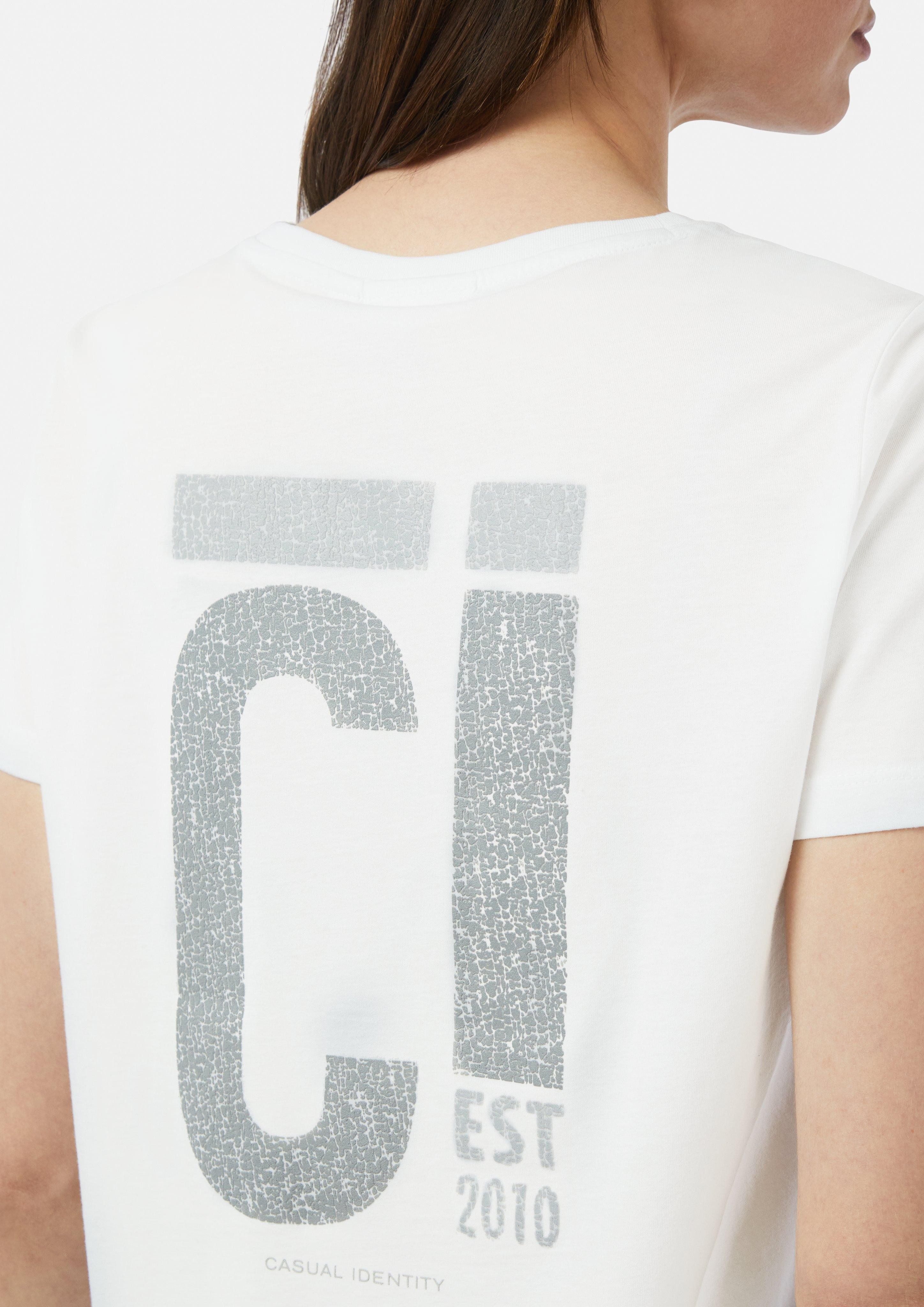comma casual identity Kurzarmshirt T-Shirt aus günstig online kaufen