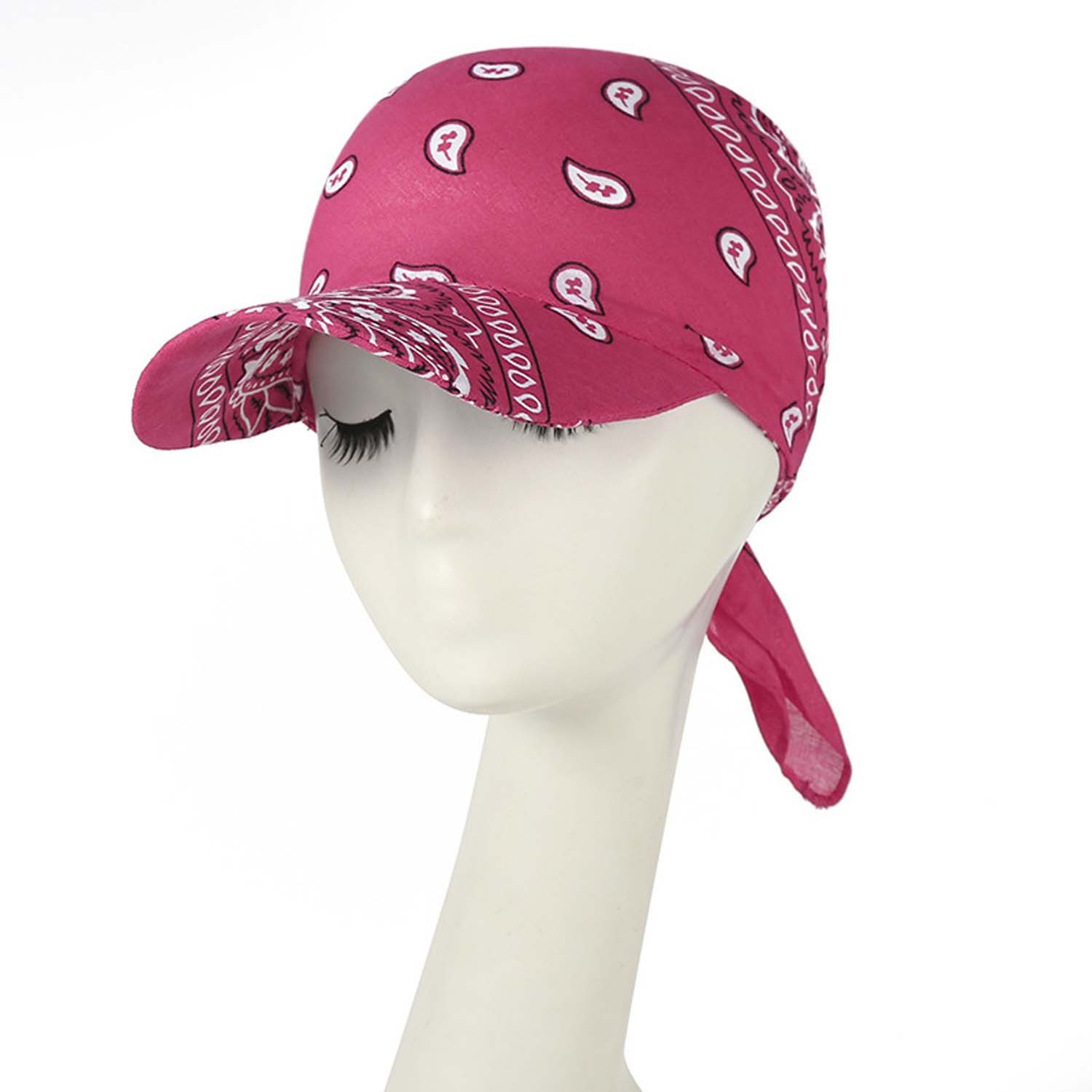 Baseball Cap Bandana Cap mit Schleifenbindung Damen,leicht und weich