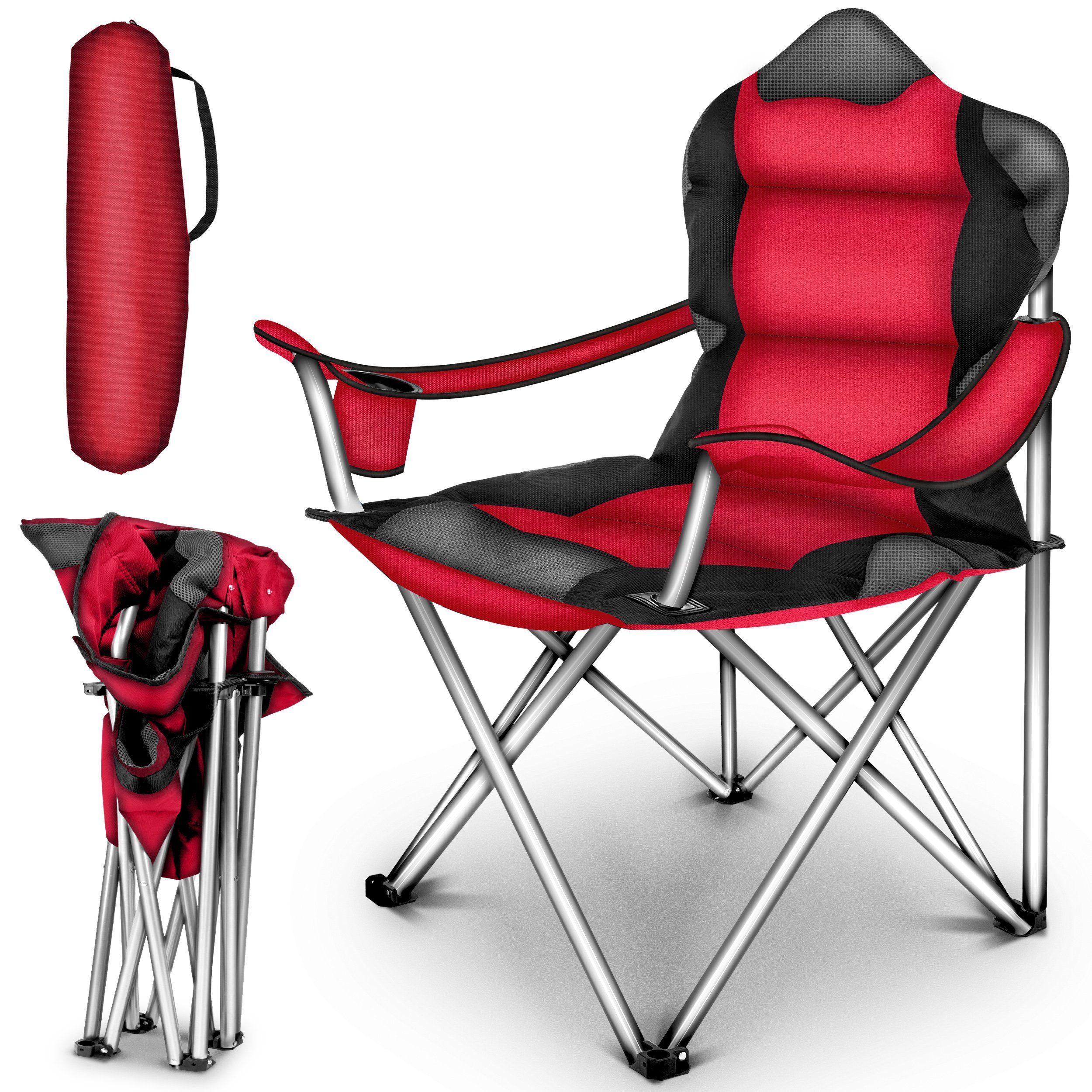 TRESKO Campingstuhl faltbar bis 150 kg günstig online kaufen