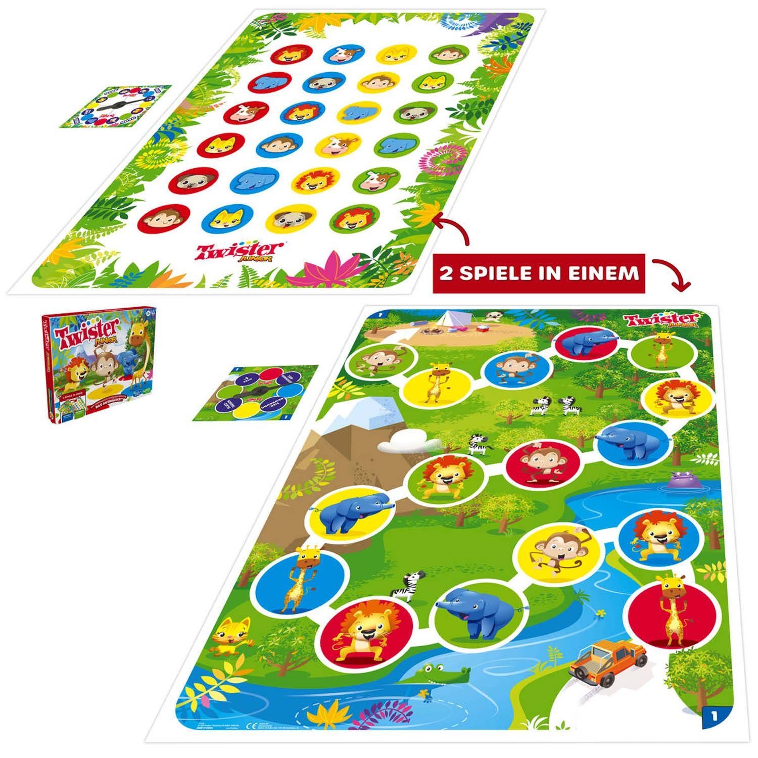 Hasbro Spielesammlung Hasbro F7478100 - TWISTER JUNIOR