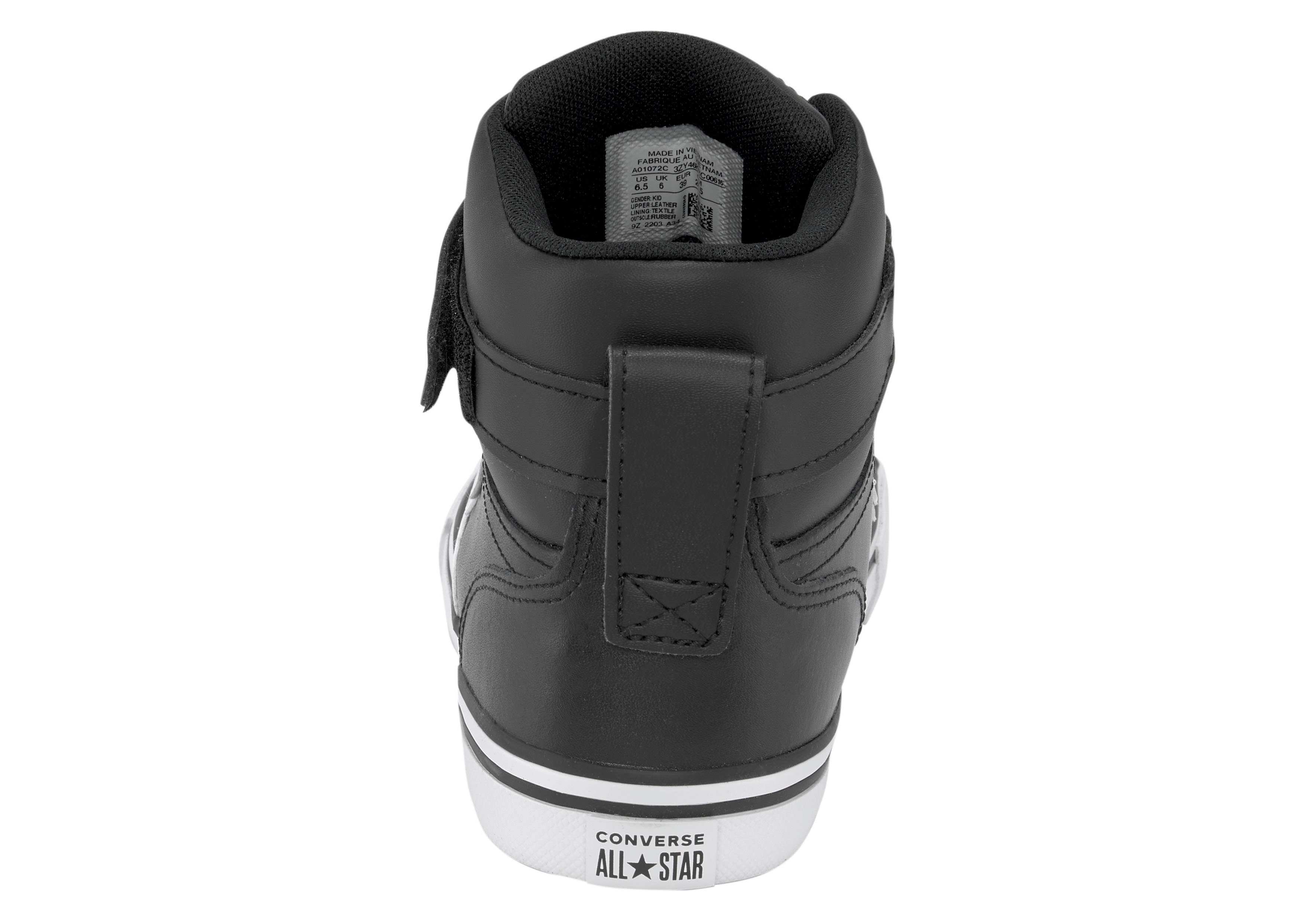 BLAZE schwarz-weiß Sneaker STRAP PRO Converse LEATHER