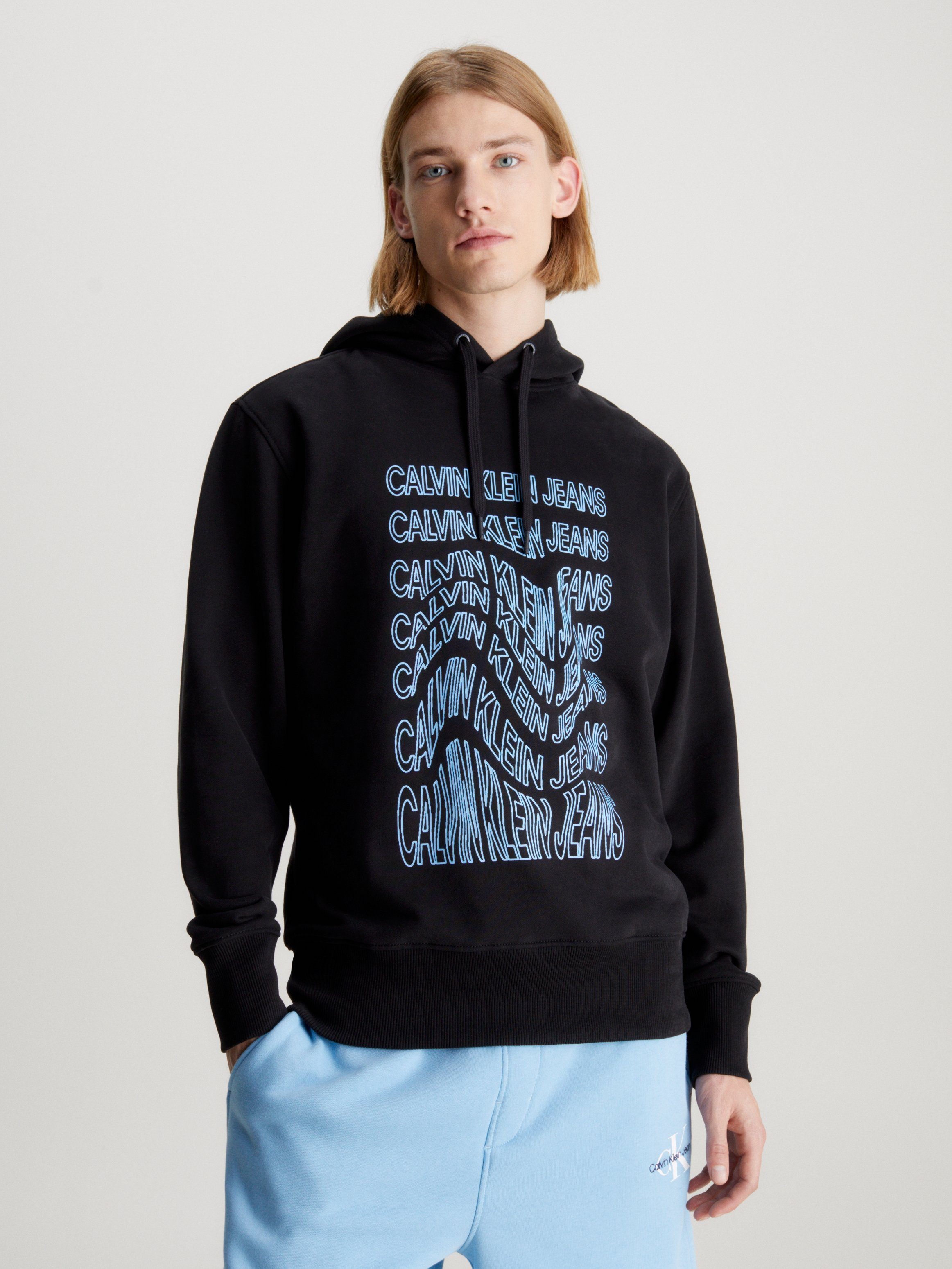 Calvin Klein Jeans Kapuzensweatshirt INSTITUTIONAL WARP günstig online kaufen