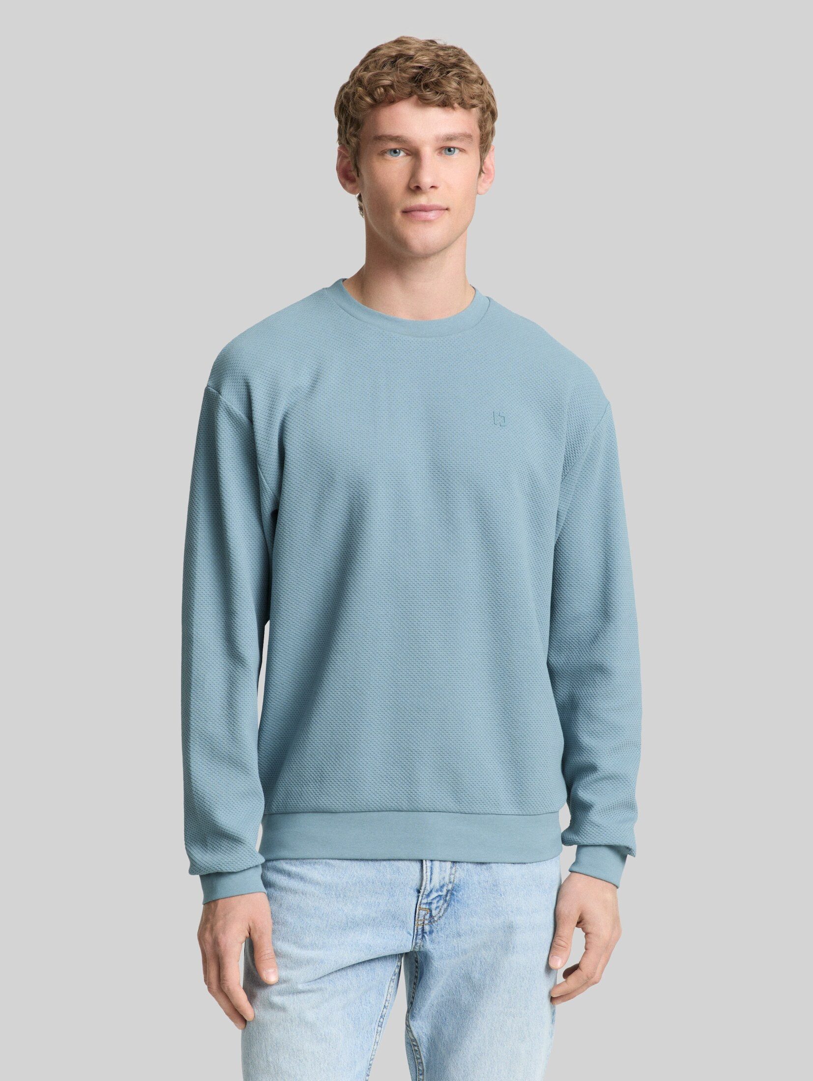 TOM TAILOR Denim Sweatshirt Strick & Sweatshirts Sweatshirt aus Baumwolle