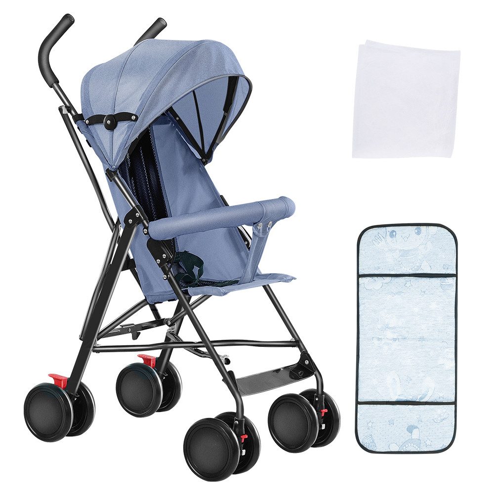 JEOBEST Kinder-Buggy Baby Kinderwagen, Klein Zusammenklappbar Reisebuggy, 0–4 Jahre, Ultra Leicht - nur 4.5 kg, kompakter Buggy