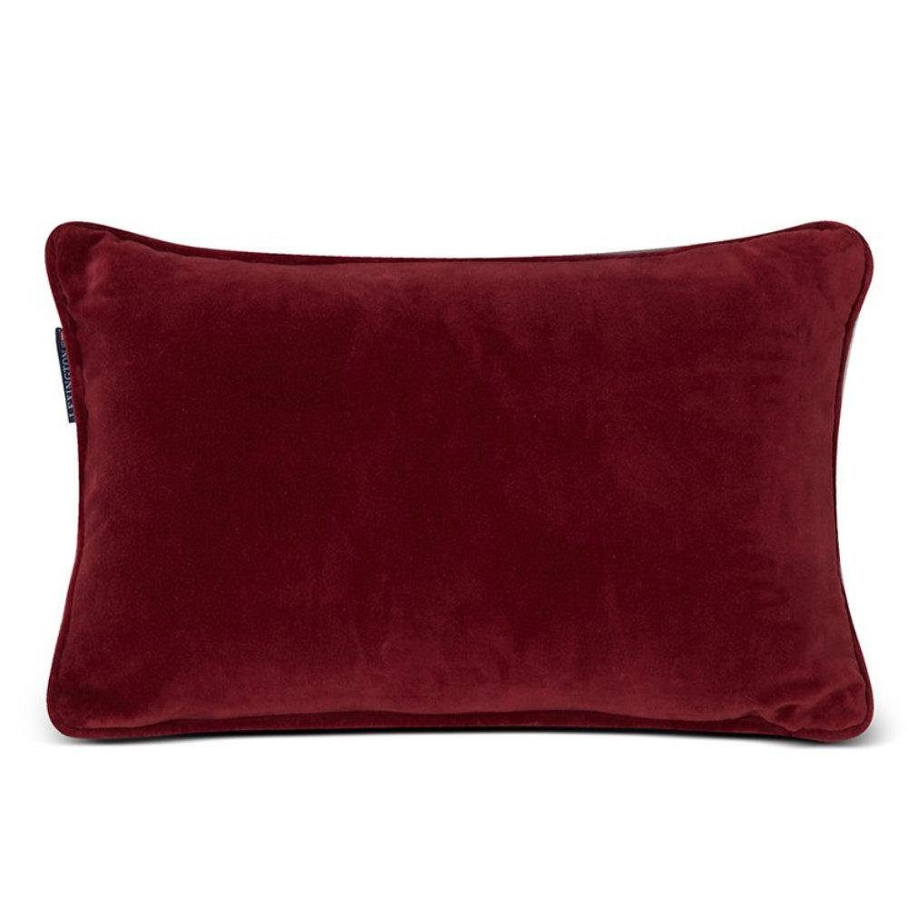 (30x50), Lexington Organic Cotton Velvet Kissen Red LEXINGTON Kissenhülle Christmas