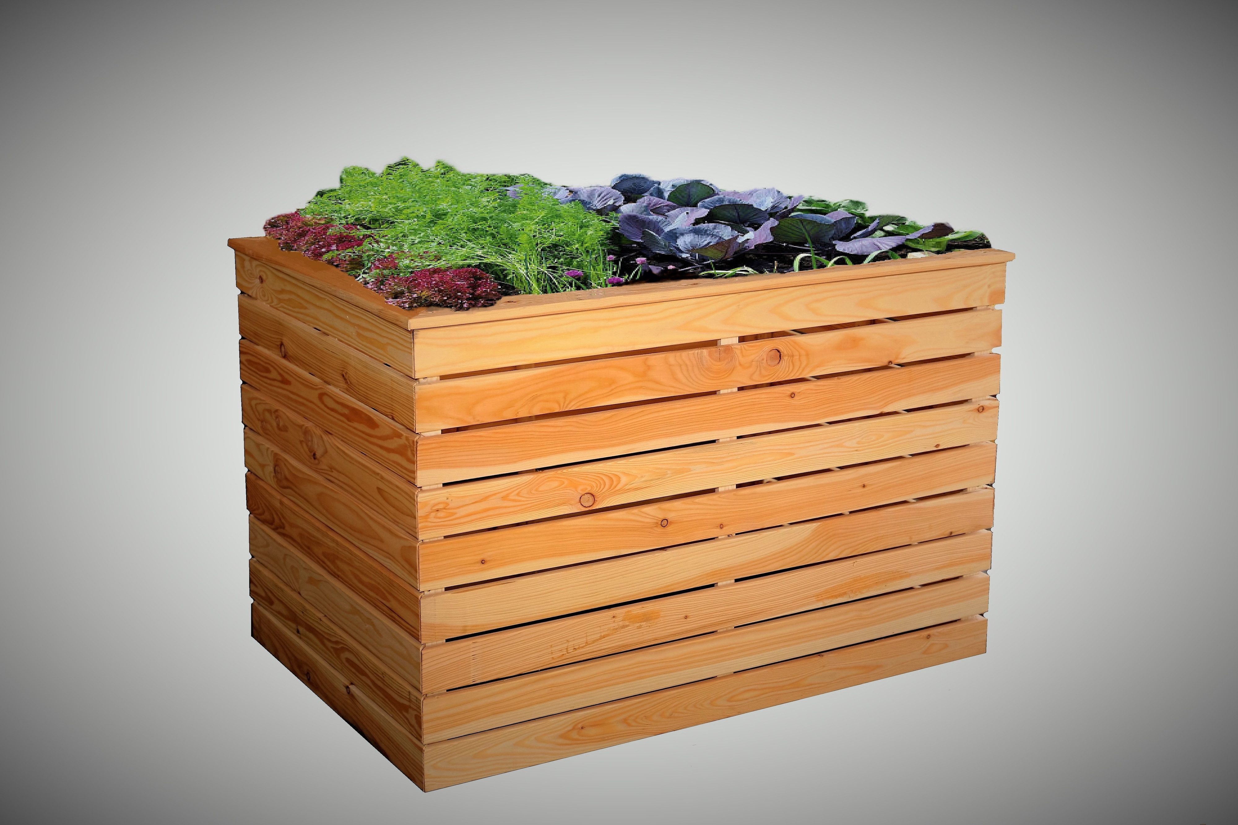 Hochbeet Hochbeet 11 IRENA 100x70x72 cm Lärchenholz Bausatz vormontiert