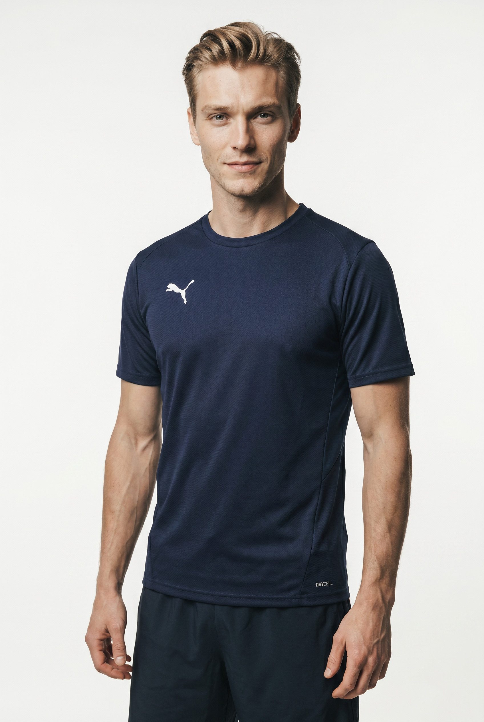 PUMA Fußballtrikot TEAMGOAL JERSEY Fußball, Kurzarm, sportlicher Stil, leichtes Webmaterial