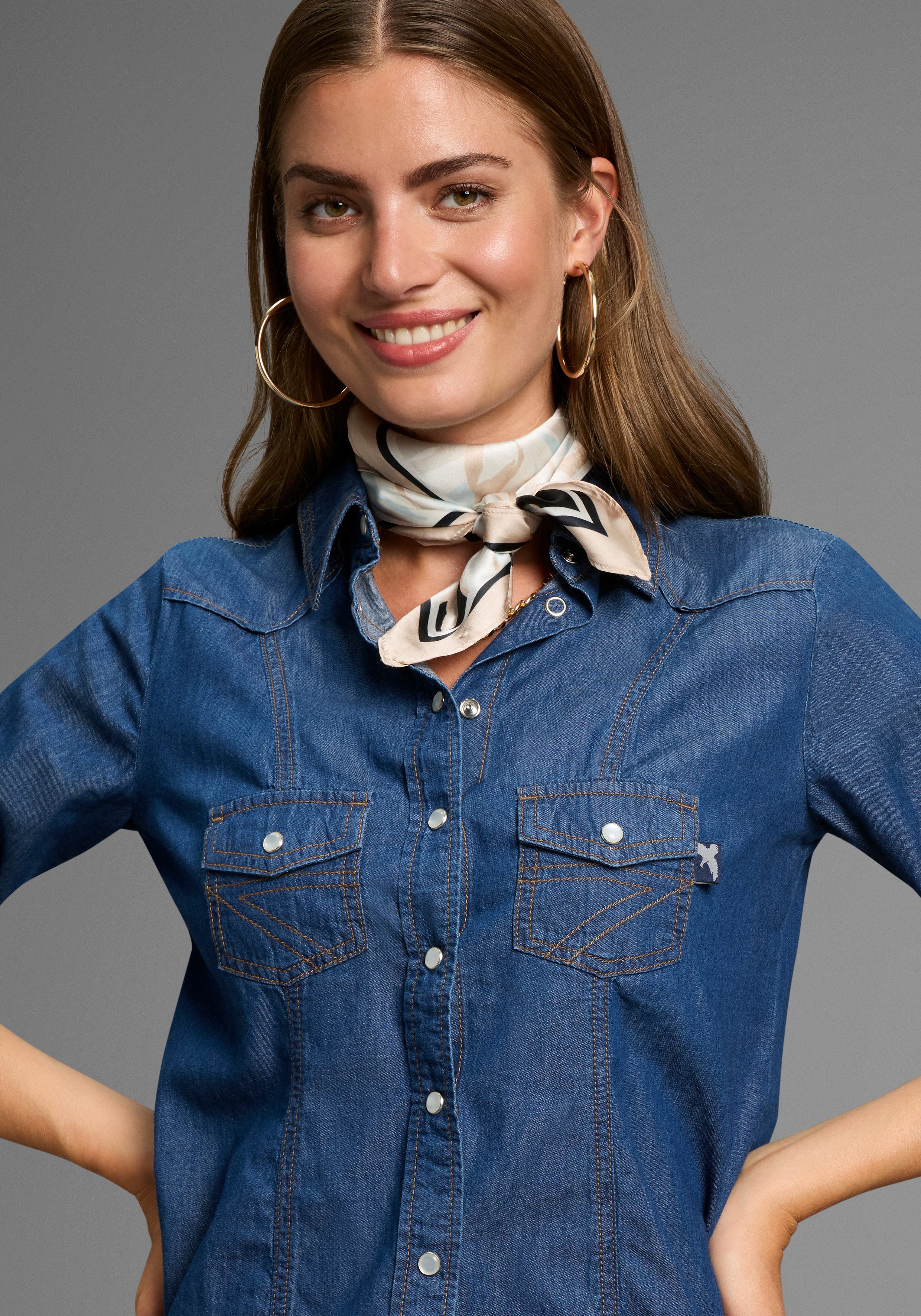 Laura Scott Nickituch, mit großem Milfleur Muster - NEW günstig online kaufen