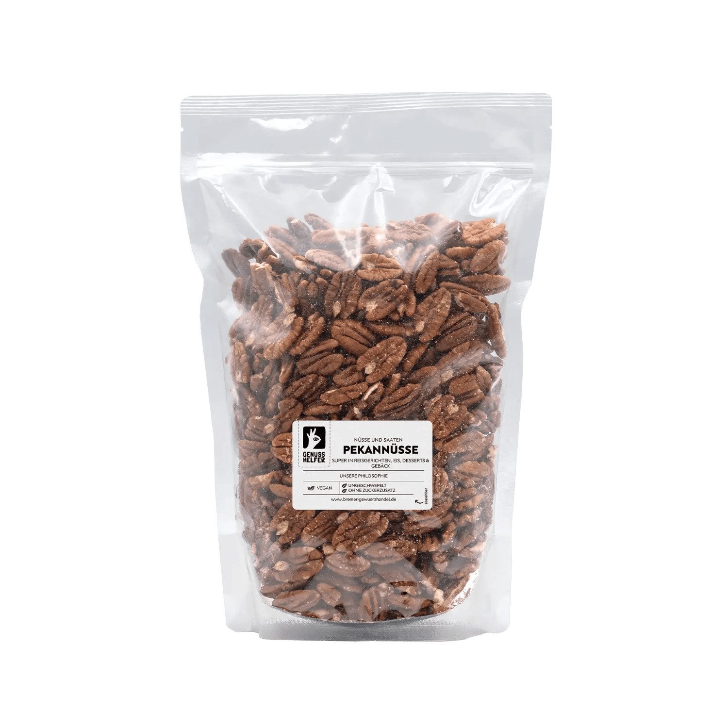 Bremer Gewürzhandel Nüsse Pekannüsse, Großpackung, 900 g