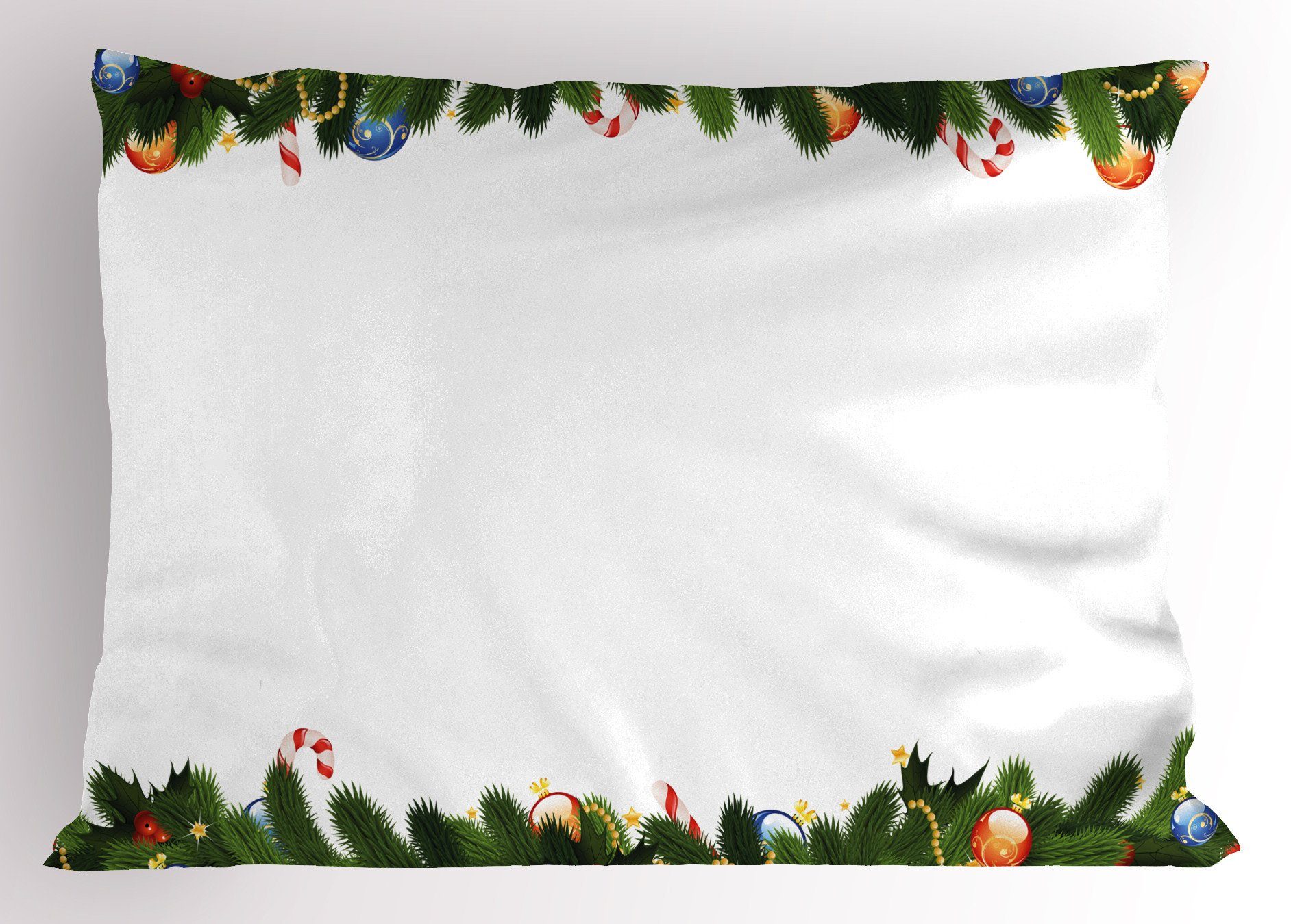 Kissenbezüge Dekorativer Standard King Size Gedruckter Kissenbezug, Abakuhaus (1 Stück), Neujahr Christmas Candy Canes