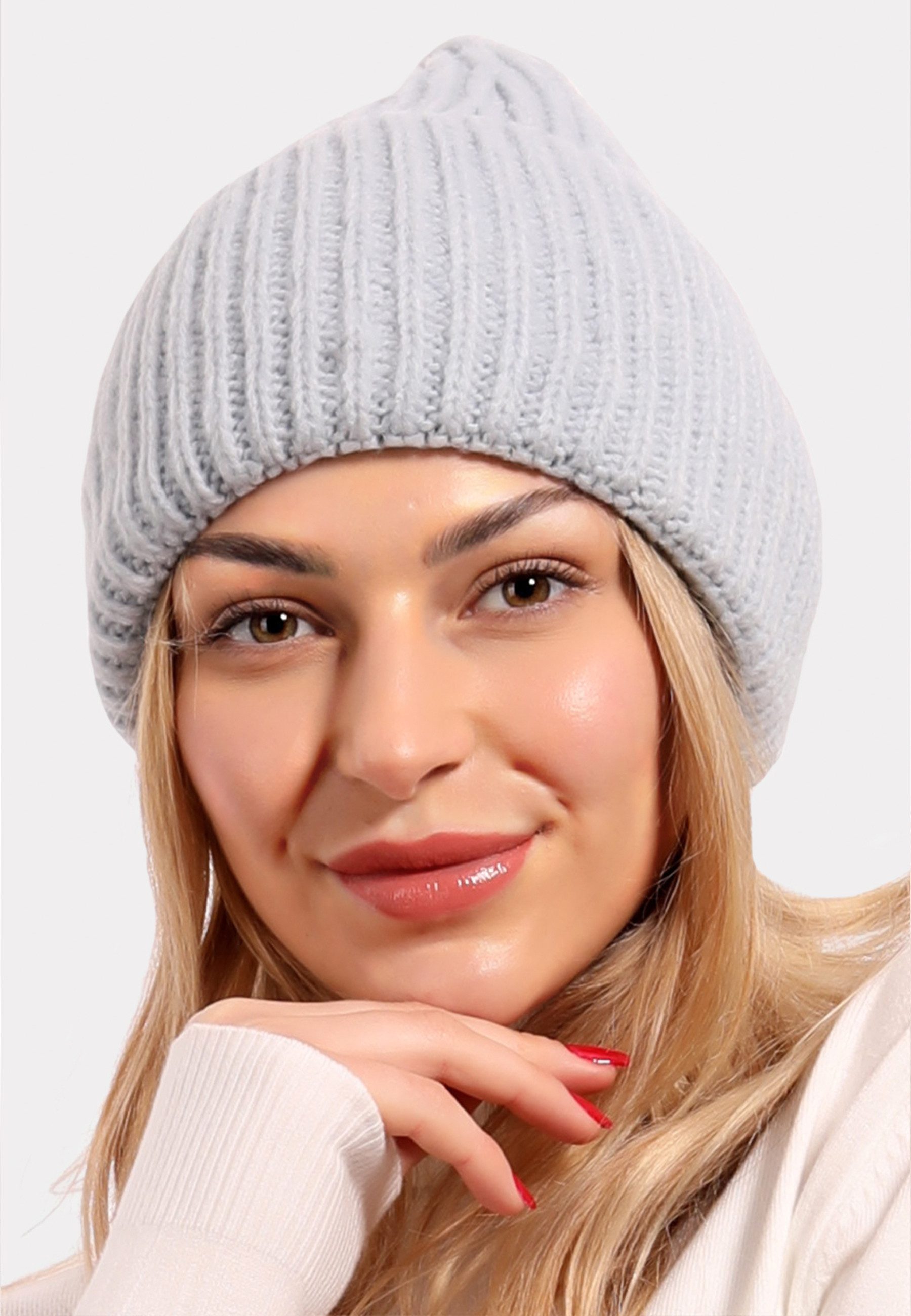 YC Fashion & Style Strickmütze Wintermütze mit klassischem Design aus softem Materialmix