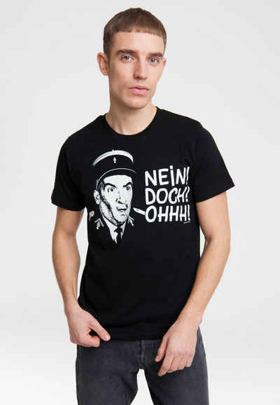 LOGOSHIRT T-Shirt Gendarme von St. Tropez - Nein! Doch! Ooh! mit Louis de Funes-Motiv