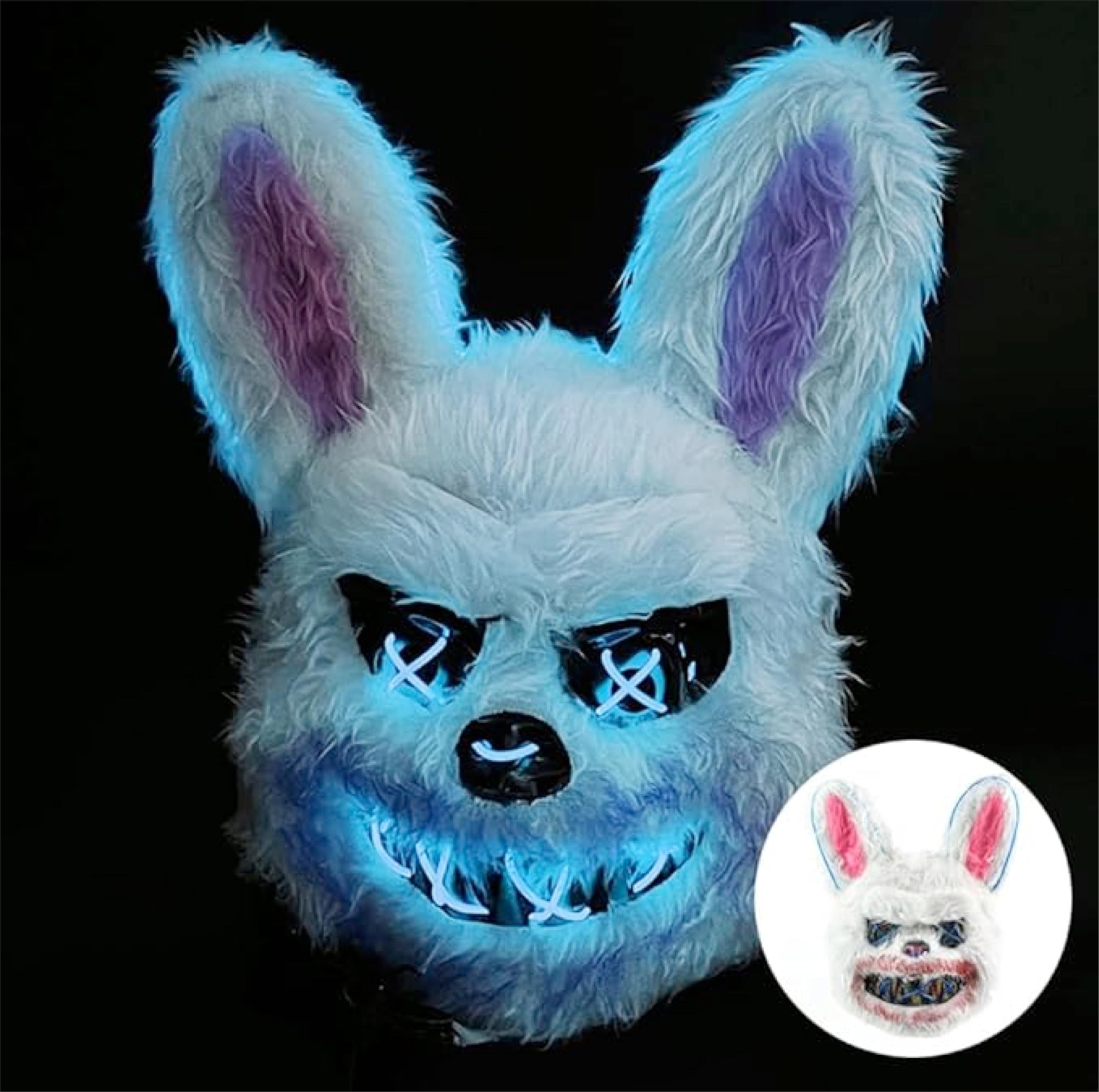 TK Gruppe Verkleidungsmaske LED Horror Maske inspiriert von Purge – mit 3 L günstig online kaufen