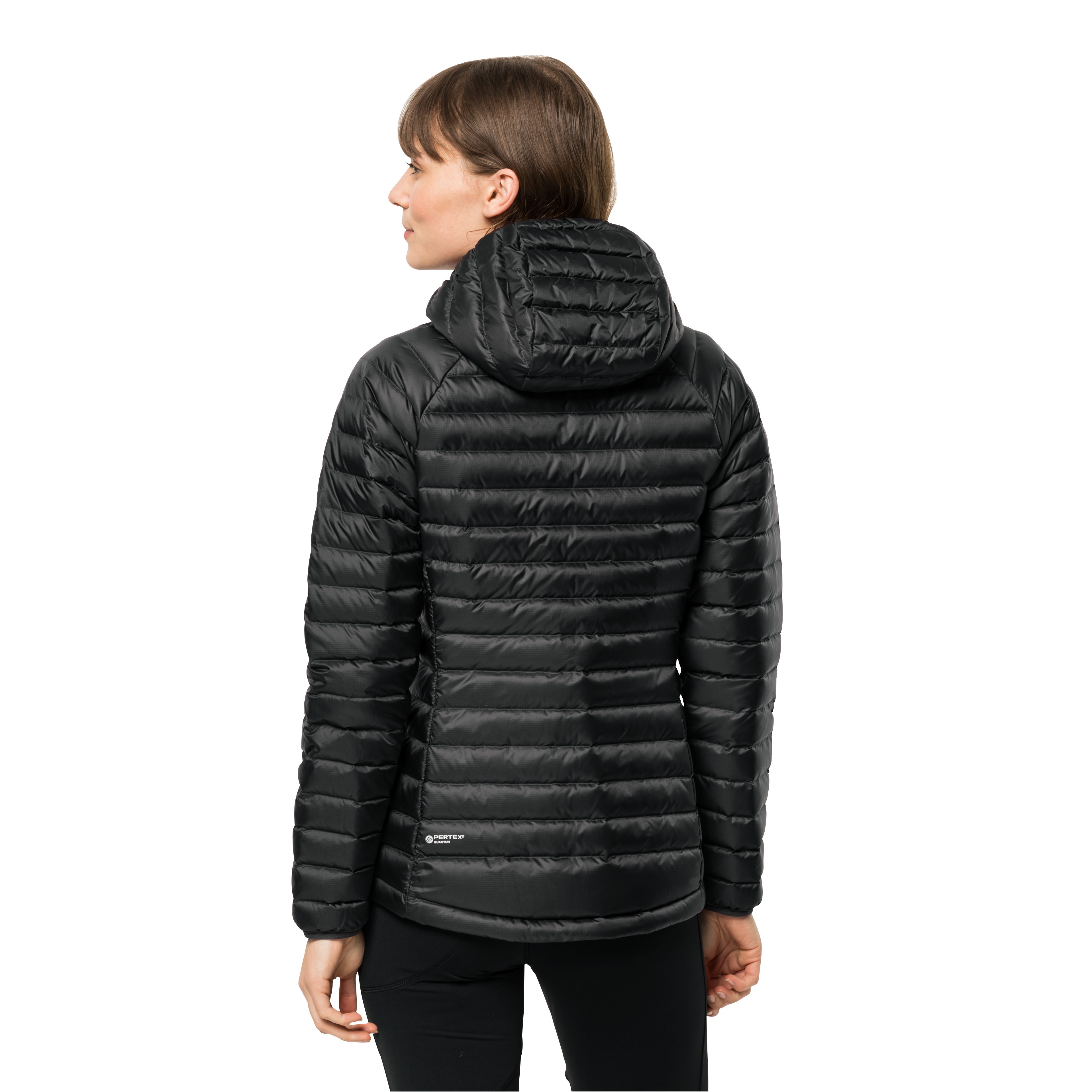 DOWN Jack Daunenjacke mit Wolfskin Kapuze PASSAMANI W HOODY