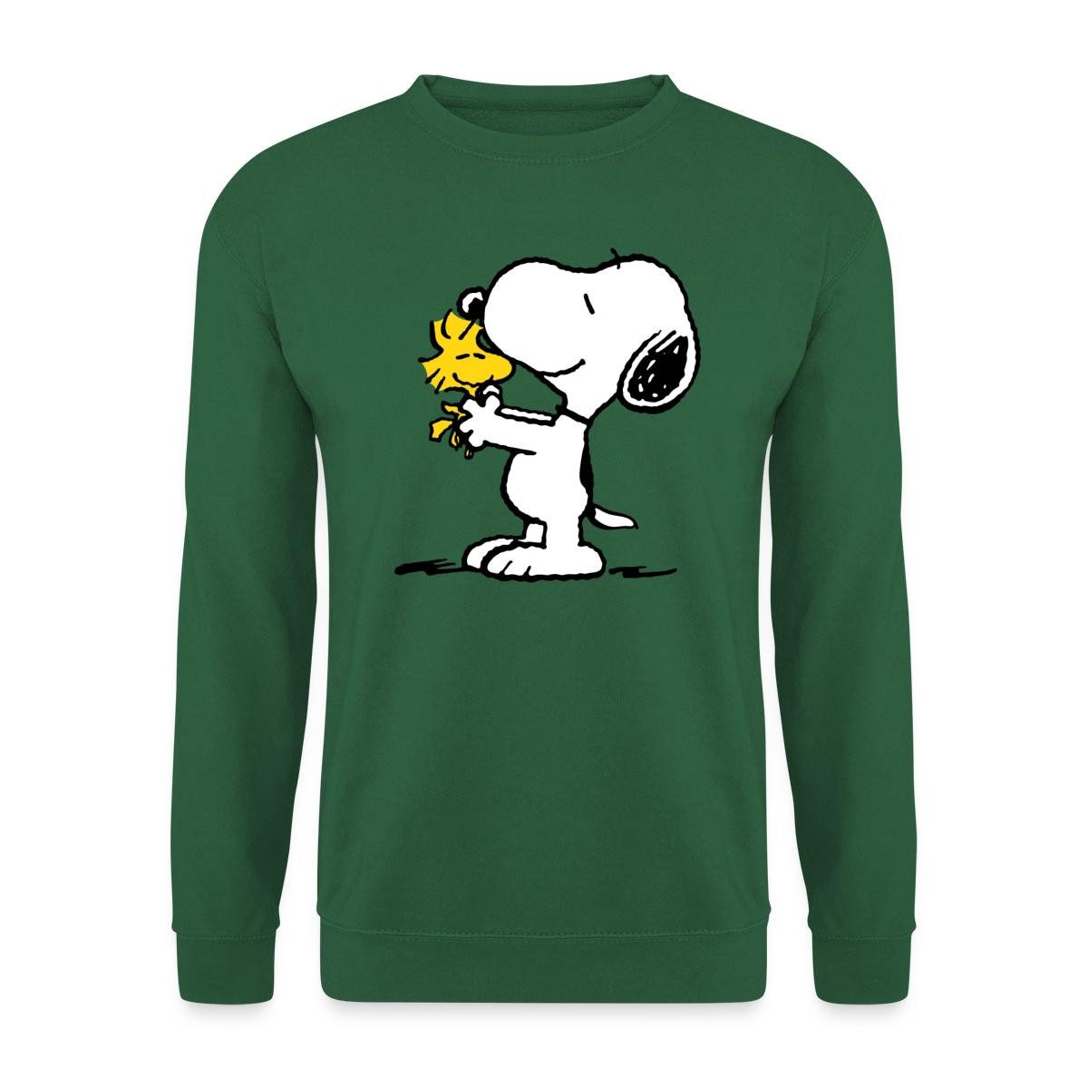 Spreadshirt Sweatshirt Peanuts Snoopy Und Woodstock Unisex Pullover (1-tlg)
