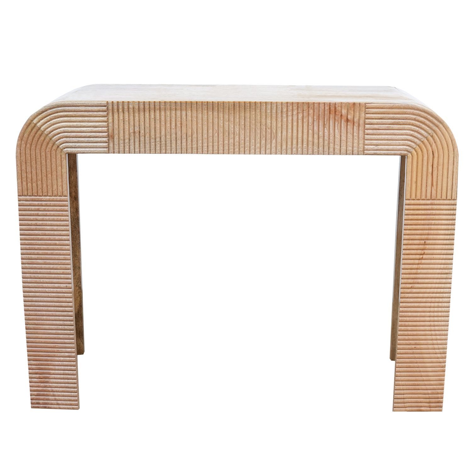 Marrakesch Orient & Mediterran Interior Konsolentisch Konsolentisch Cailin aus Mangoholz, Modernes Design, 106×82×40cm