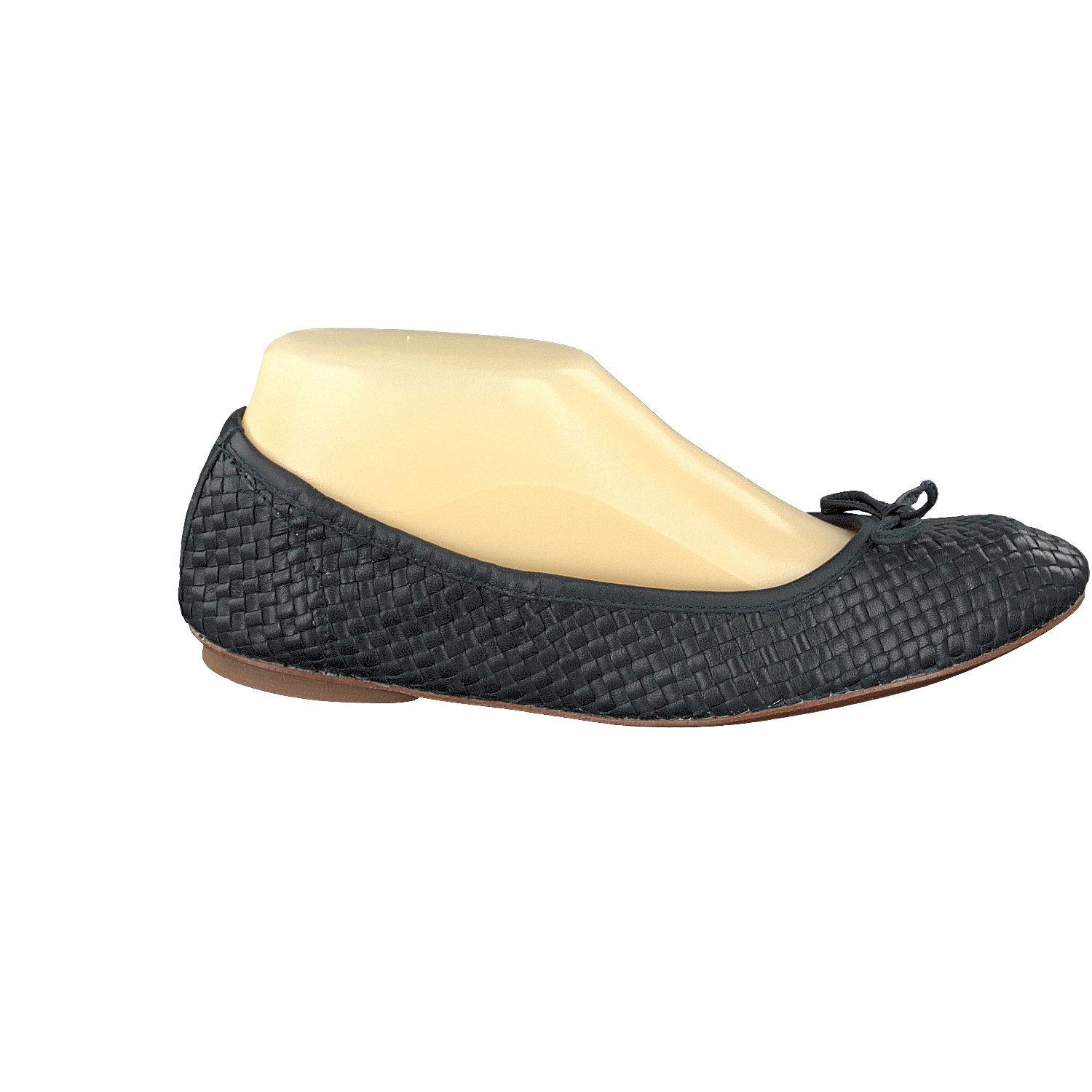 Allan K Allan K CAPRI Flecht-Leder-Schuhe Geschlossene Ballerinas Schlappen