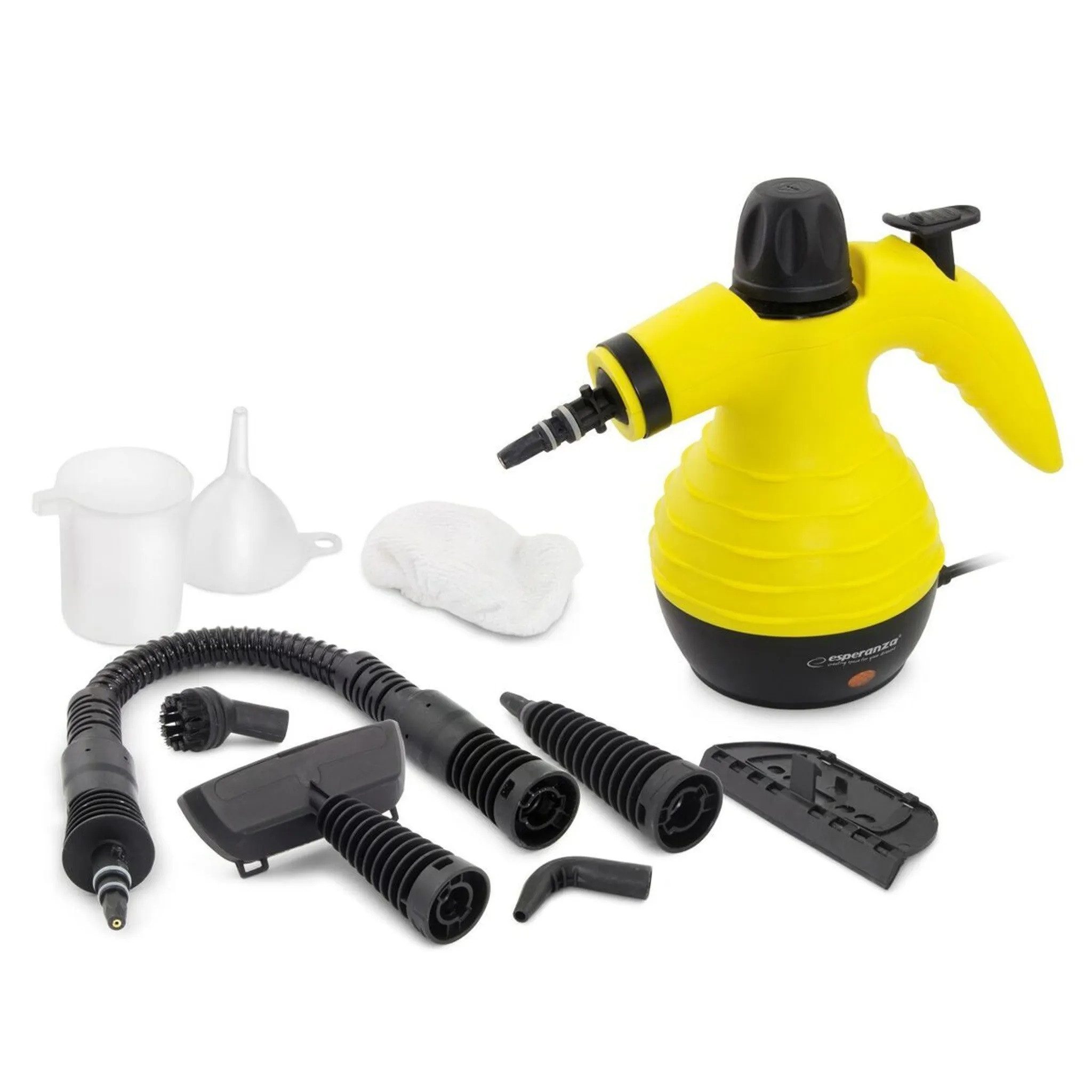 Esperanza Dampfreiniger Dampfreiniger Reinigungsgerät Handdampfreiniger, 1050,00 W, Hochdruckdampf mit vielen Zubehören