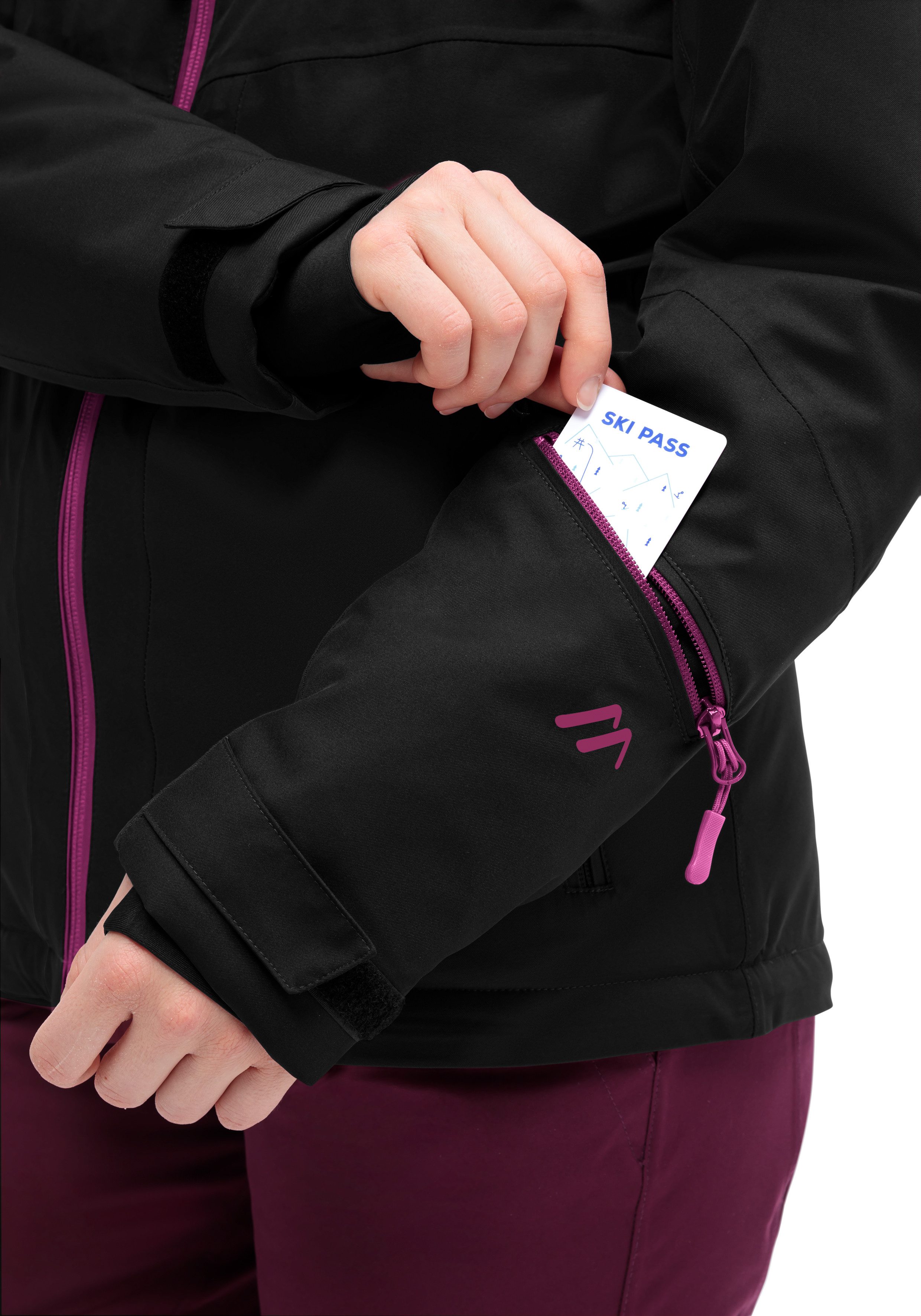 Maier Sports Skijacke INA Damen Winterjacke, wasserdicht, 5 RV-Taschen und günstig online kaufen