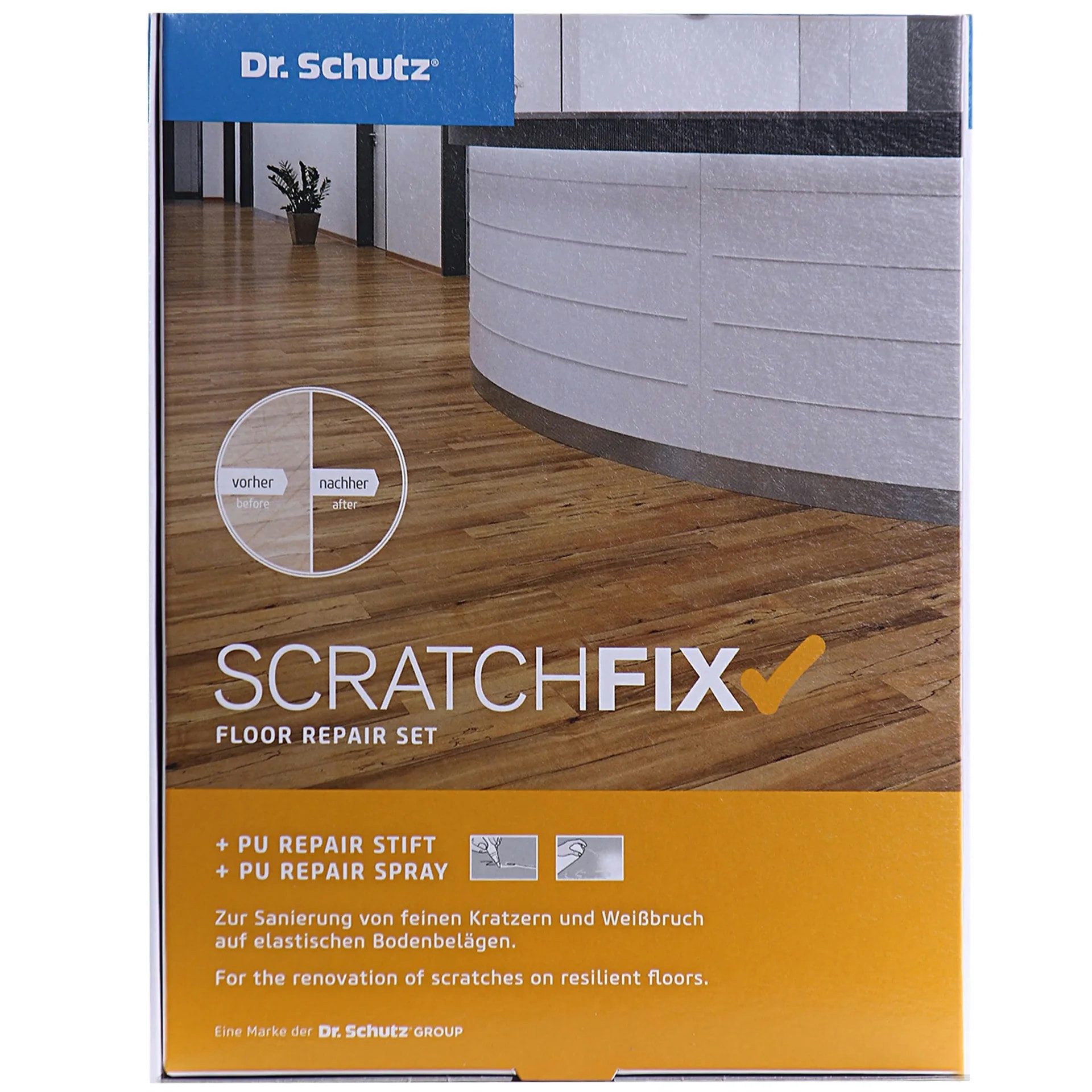 DR. SCHUTZ Parkettkleber Scratchfix Floor Repair Set