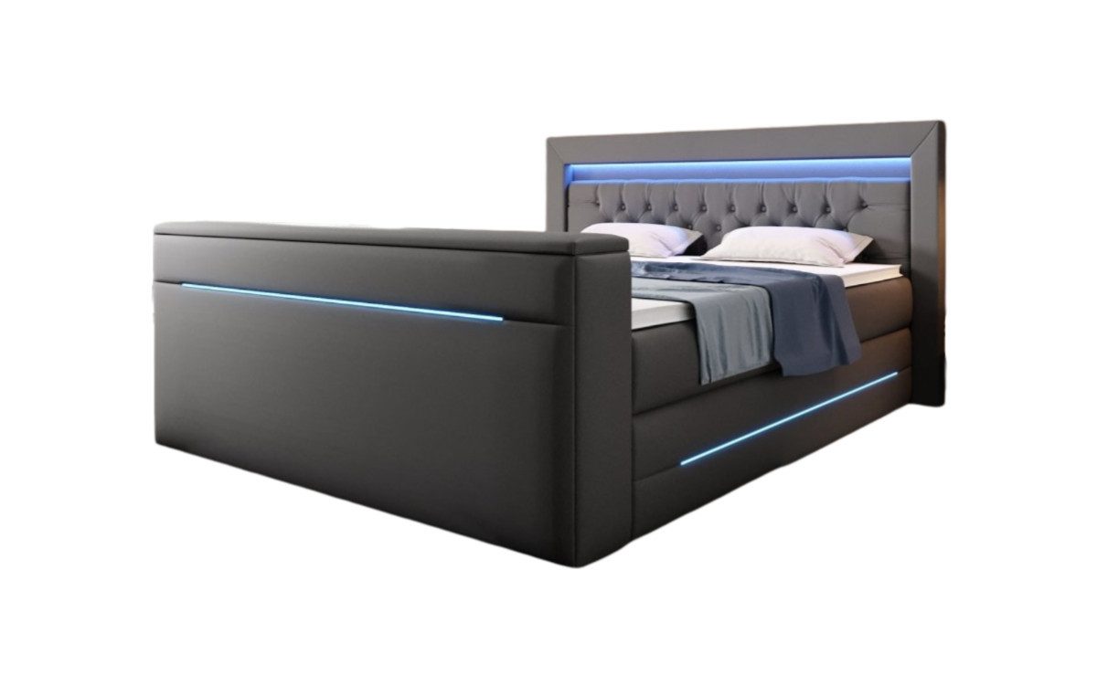 Luxusbetten24 Boxspringbett Merkur, mit TV Lift günstig online kaufen