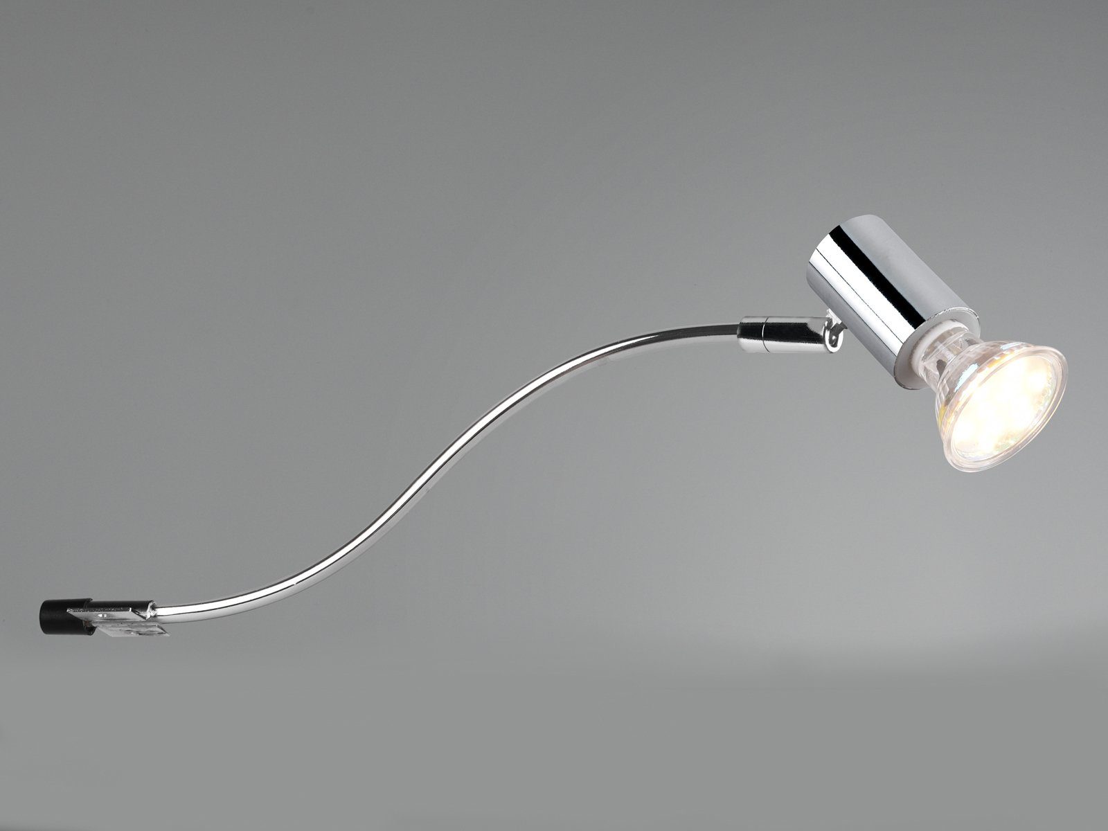 TRIO Leuchten LED Spiegelleuchte, Dimmfunktion, LED wechselbar, Warmweiß, Badezimmerlampen Spiegel-schrank Bad-lampen Lichtspots IP 44 Höhe 11cm