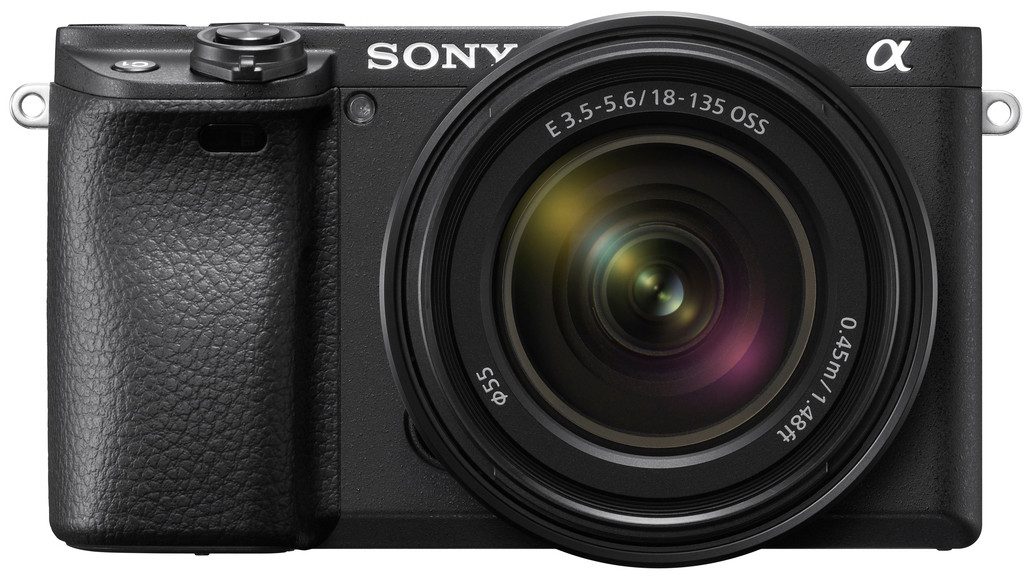 Sony Set: SEL70350G Objektiv + Alpha 6400AMB APS-C Systemkamera (SEL-18135, SEL70350G, 24 MP, 2x opt. Zoom, Bluetooth, WLAN, E-Mount Systemkamera, 24 Megapixel, 4K Video, 180° Klapp-Display)