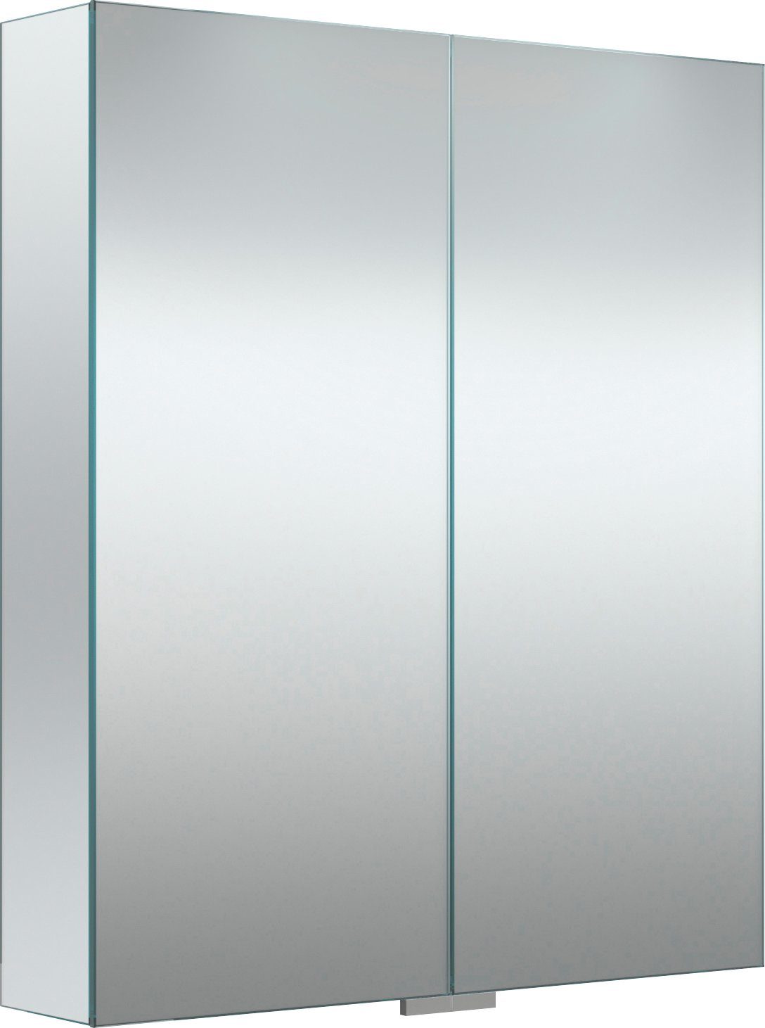 welltime Spiegelschrank G-Line doppelseitig verspiegelt und mit verspiegelten Seitenwänden, Softclose
