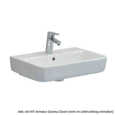 GEBERIT Waschbecken Geberit Waschtisch Renova Compact, 55x37cm, weiß, 226155000