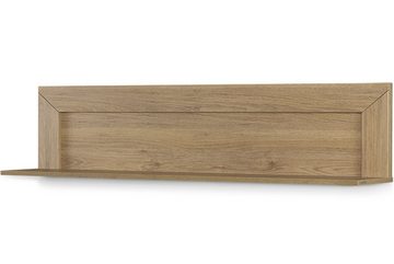 Konsimo Wandregal CALDO Wandboard, 150cm, Holztextur, zeitloses Design