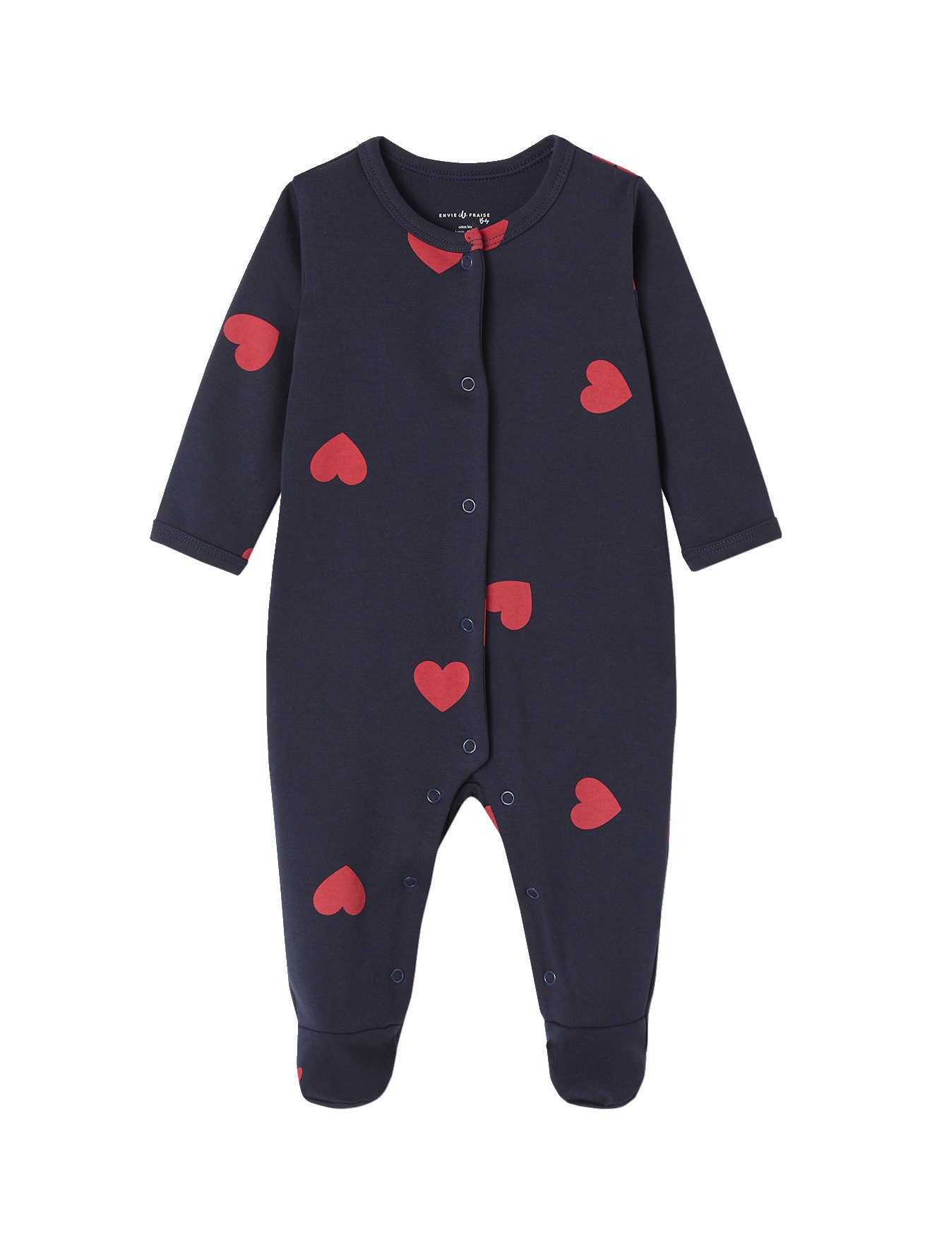 Schlafoverall Bio-Kollektion: Baby Strampler Mon Coeur