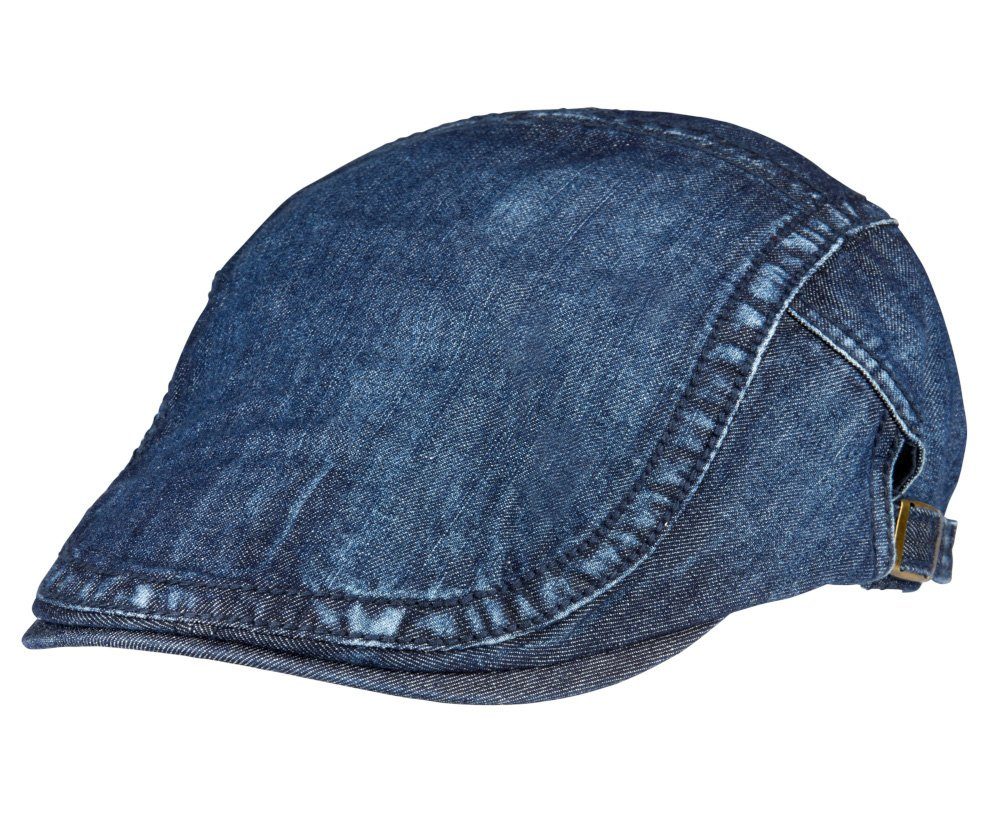 Cool4 Flat Cap Schiebermütze DENIM Jeans Verstellbar günstig online kaufen