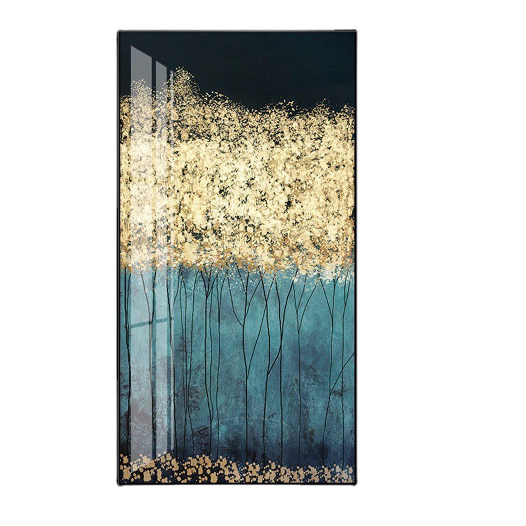 L.Ru (1 UG der St), Eingangskorridor-Wandbild, dekorativer einfachen Pflanzenlandschaftsmalerei, Malereikern Modischer Kern Kunstdruck abstrakten modernen,