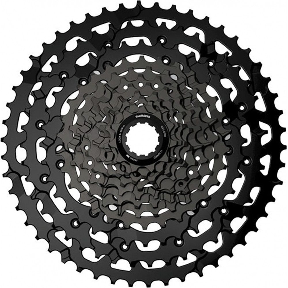 Shimano Fahrradkette CS-LG700-11 Kassette 11-Gang, robustes Metallgehäuse.