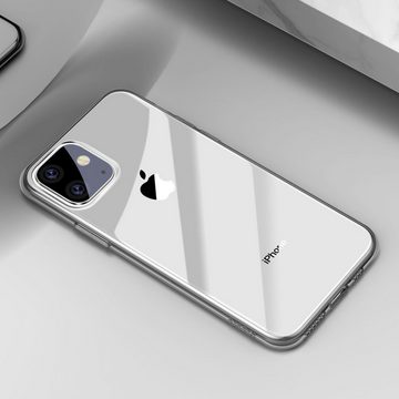 König Design Handyhülle Apple iPhone 11 Pro, Apple iPhone 11 Pro Handyhülle Ultra Dünn Bumper Backcover Transparent