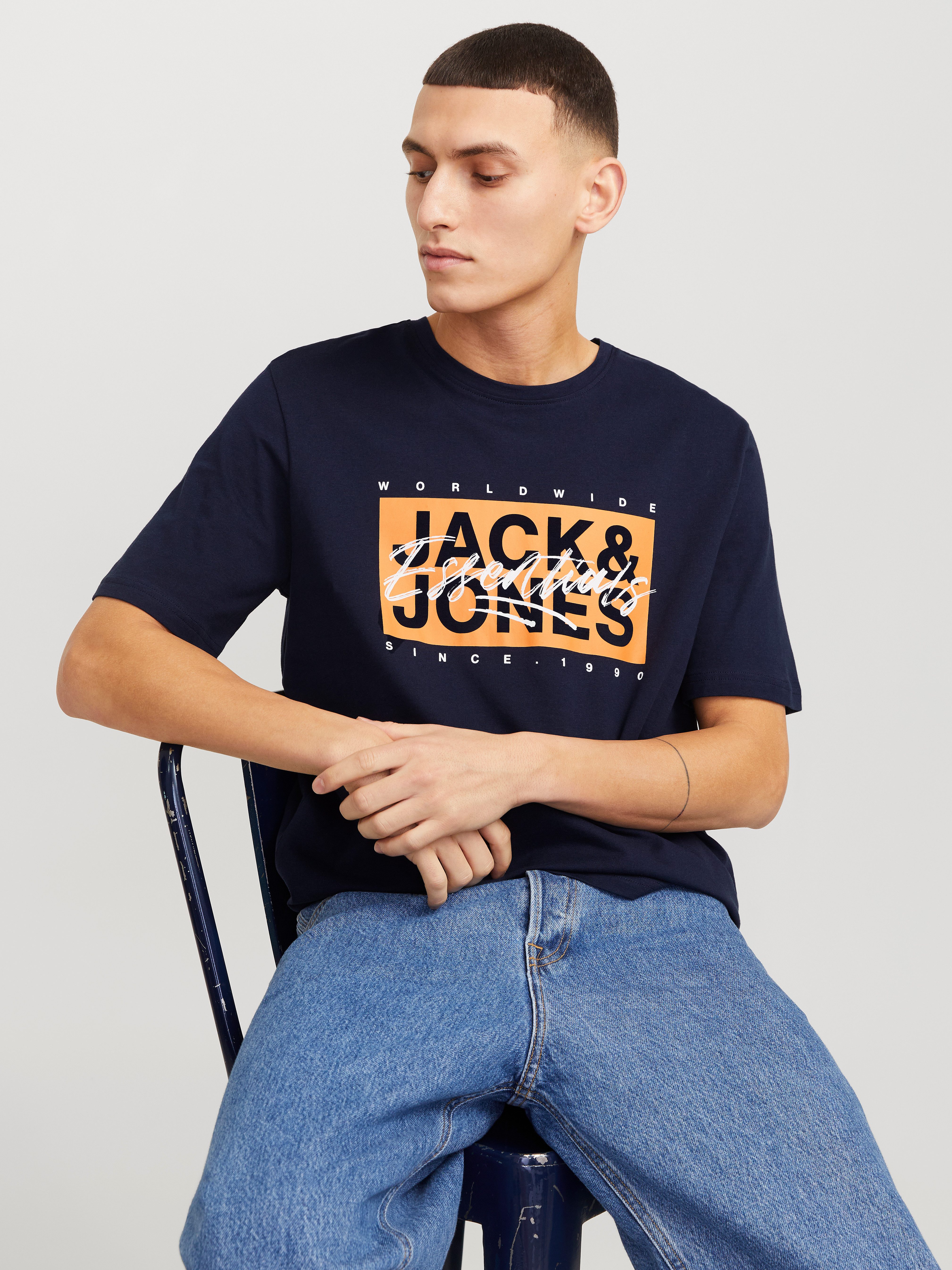 Jack & Jones Print-Shirt JJCOLTON TEE SS CREW NECK günstig online kaufen