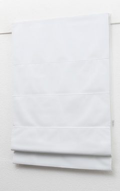 Raffrollo abdunkelnd Weiß, LYSEL®, HxB 170x80cm